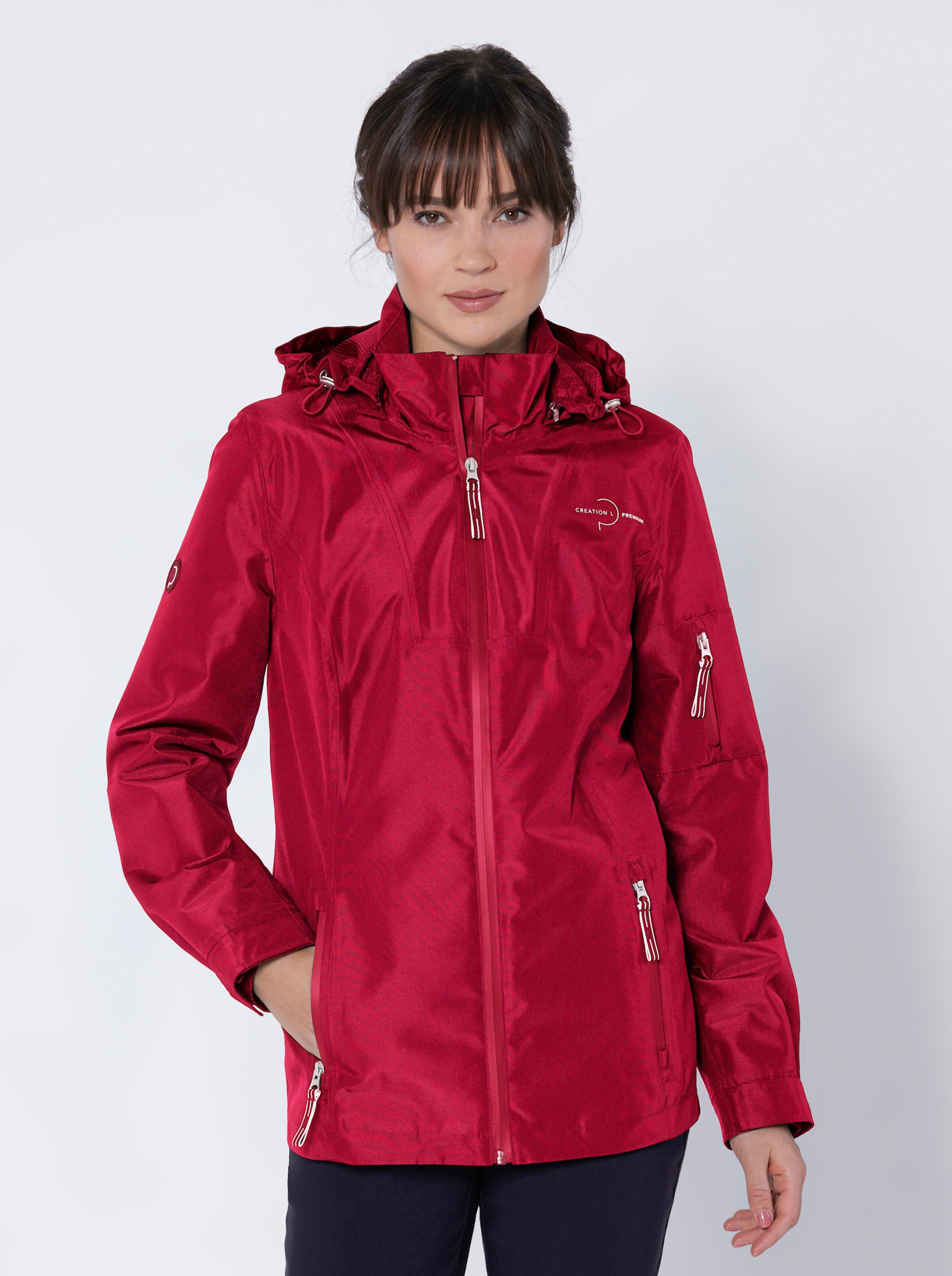 Sympatex-Jacke in rot von CREATION L PREMIUM