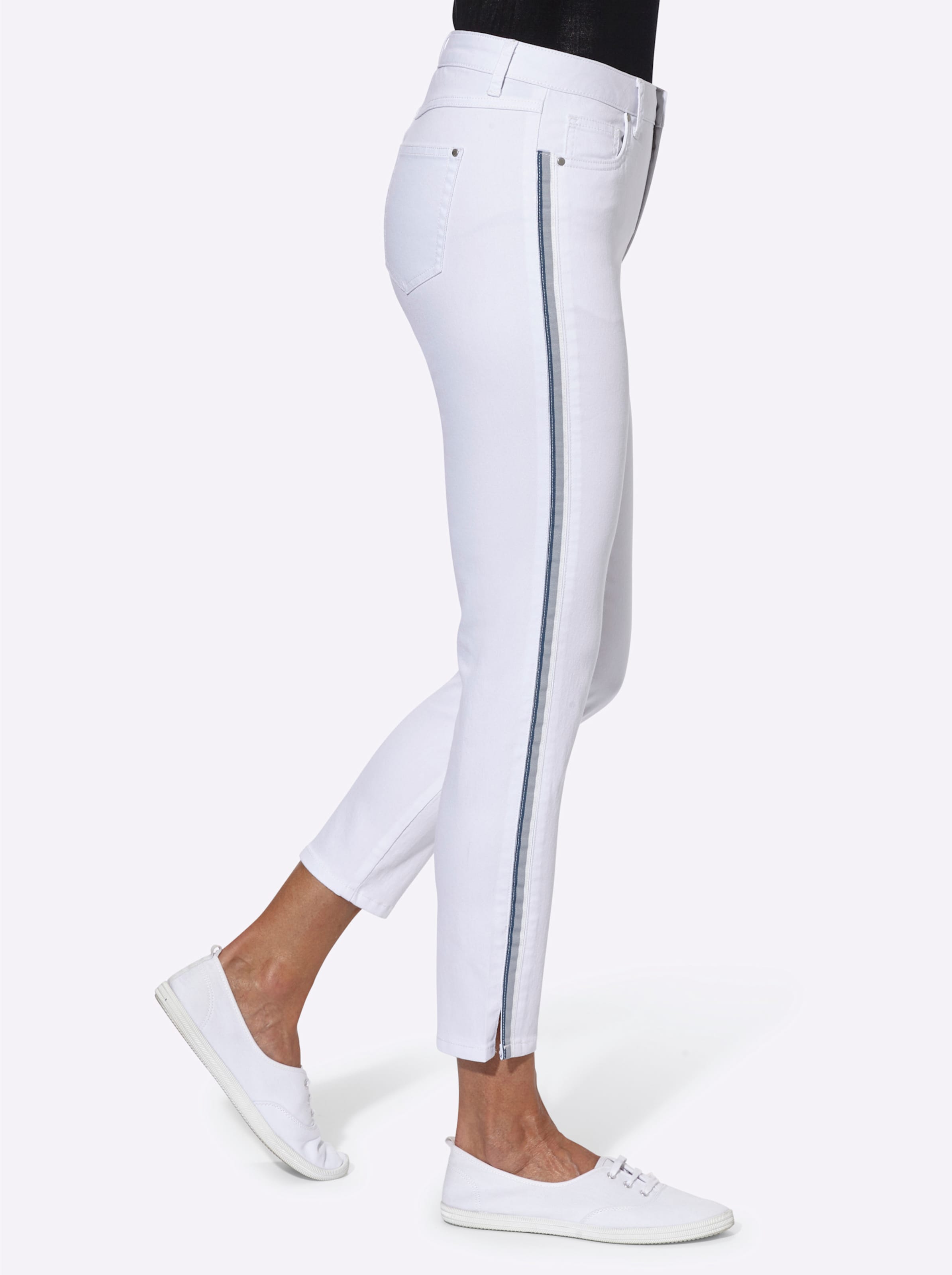 7/8-Jeans in weiss von heine