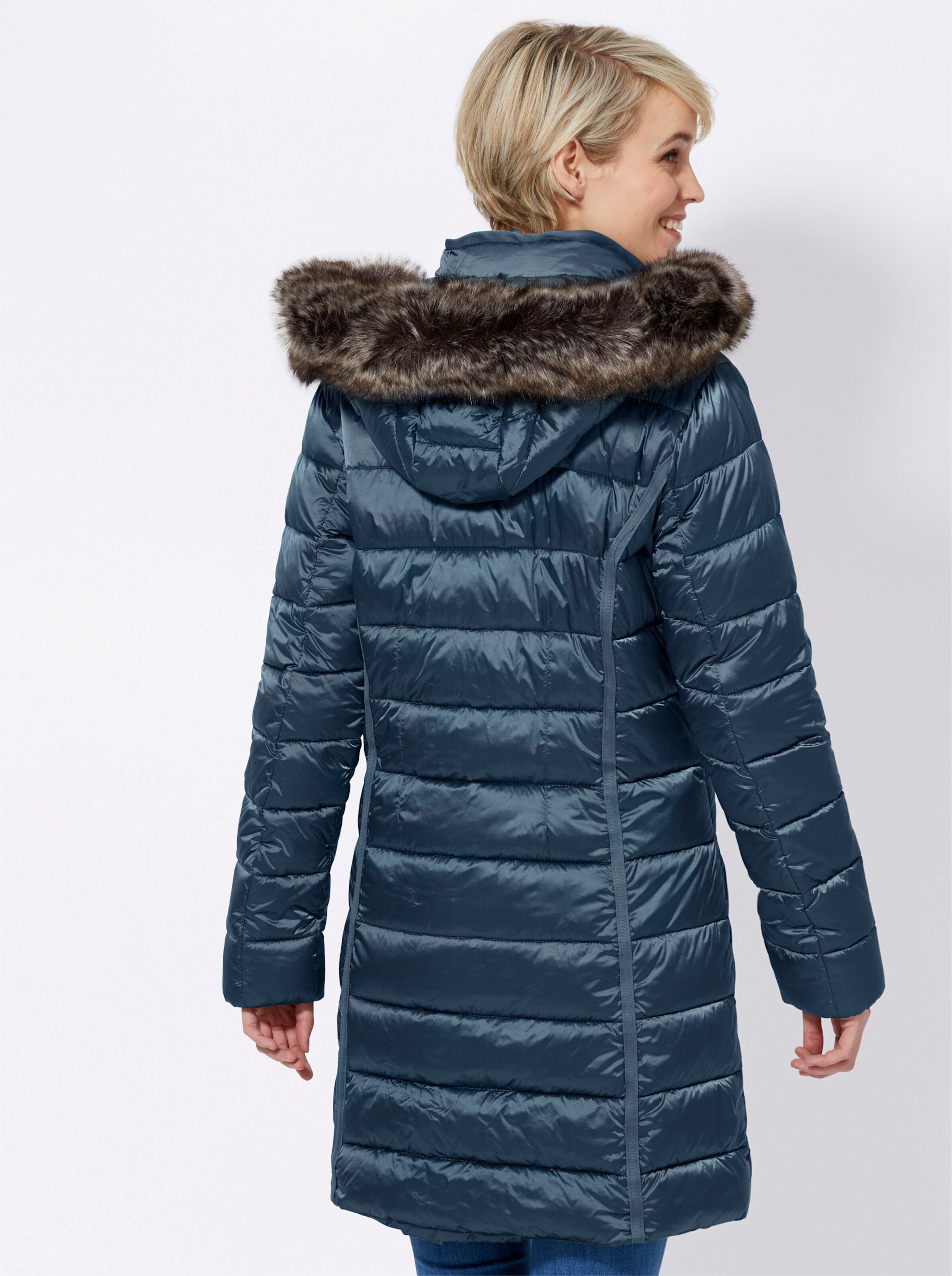 Kurzmantel in jeansblau von Green Goose