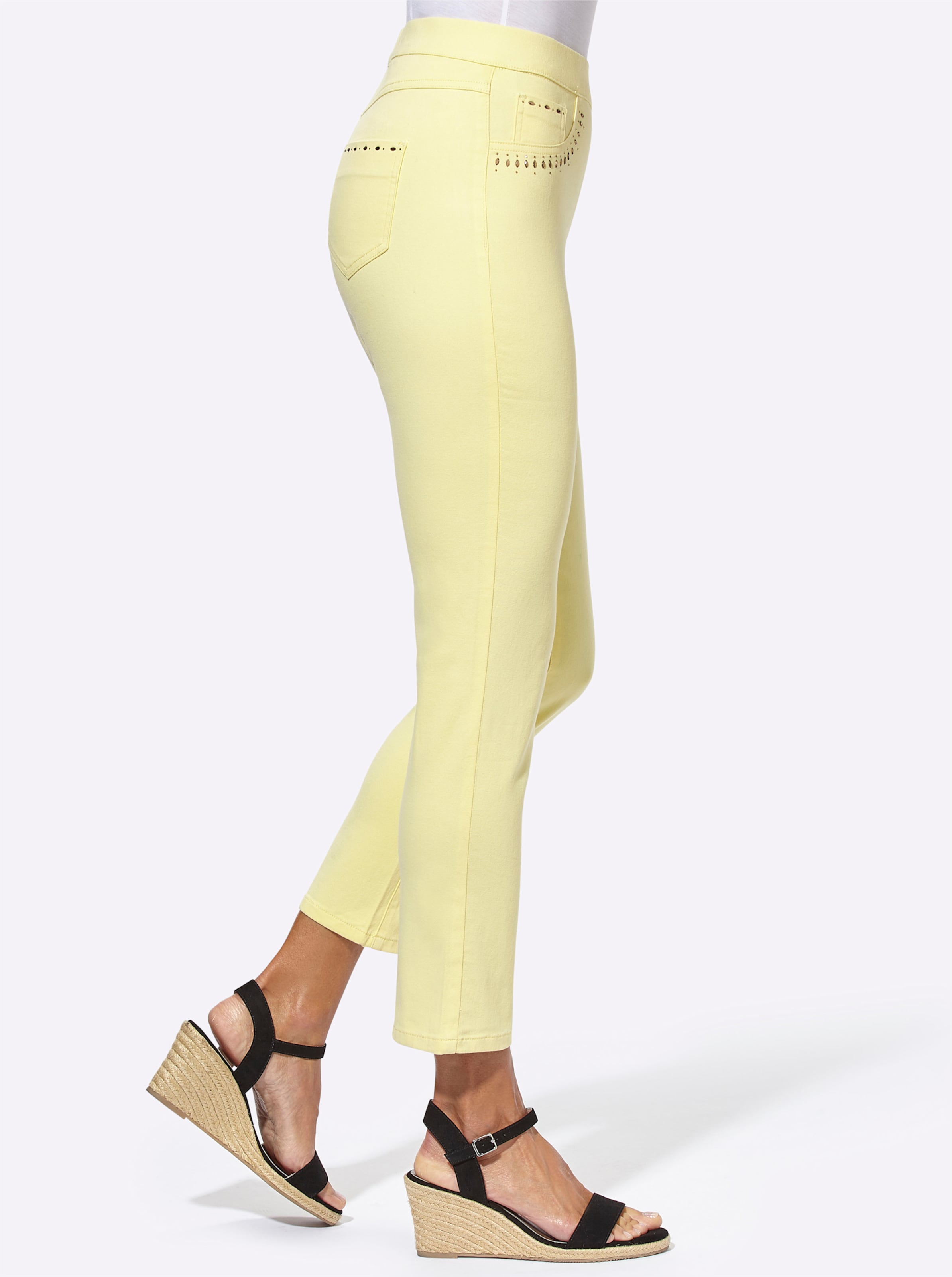 7/8-Jeans in zitrone von heine