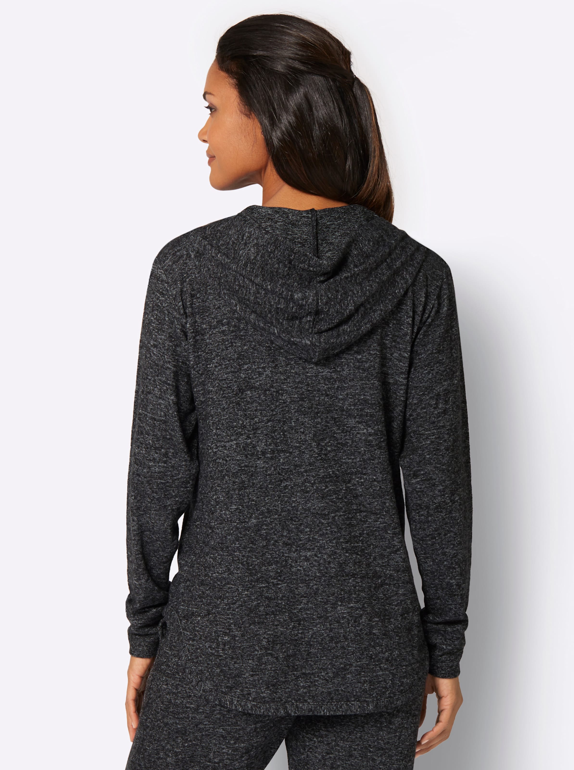 Jacke in anthrazit-meliert von feel good