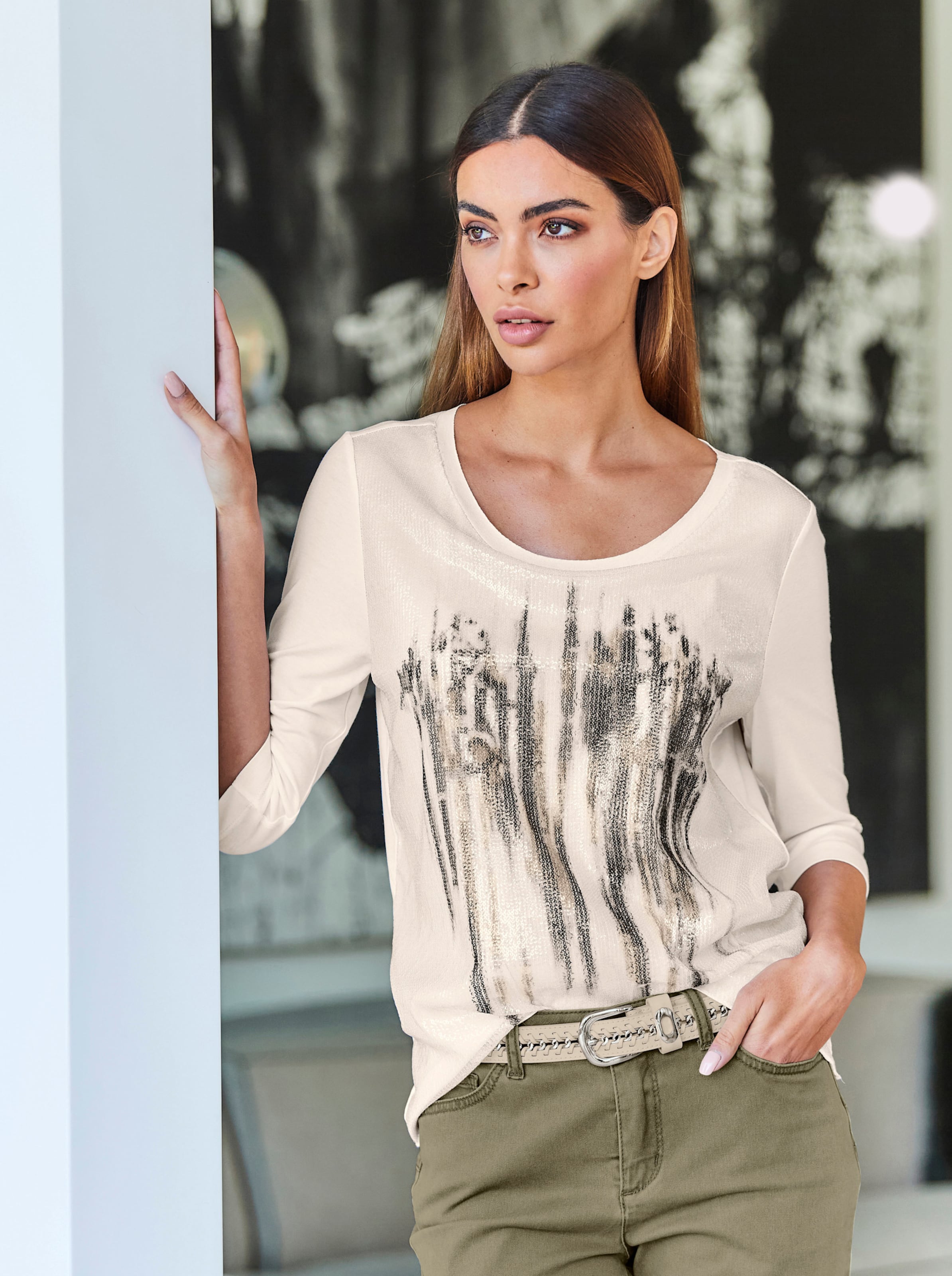 Gürtel in ecru von heine