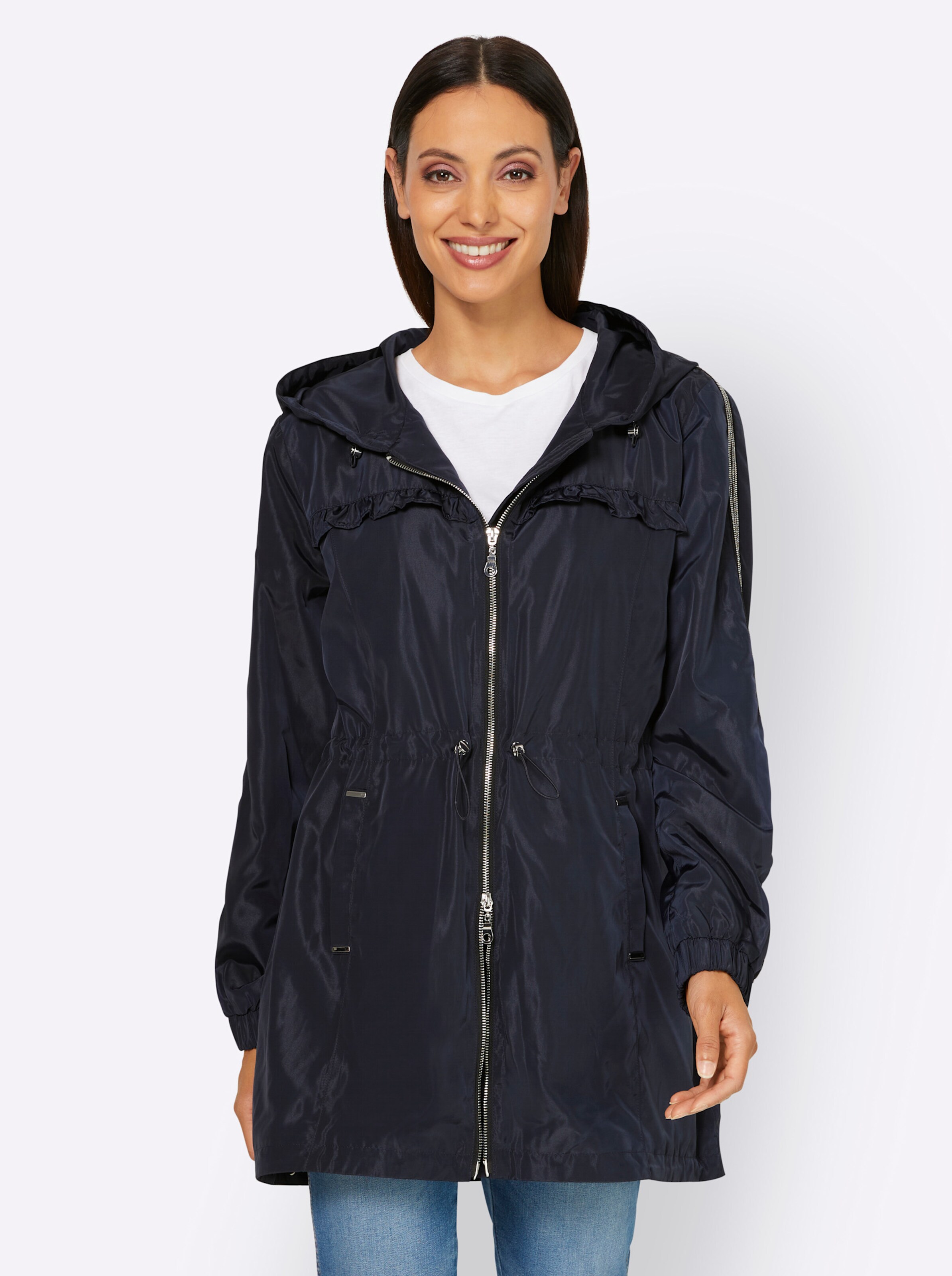 Jacke in marine von heine