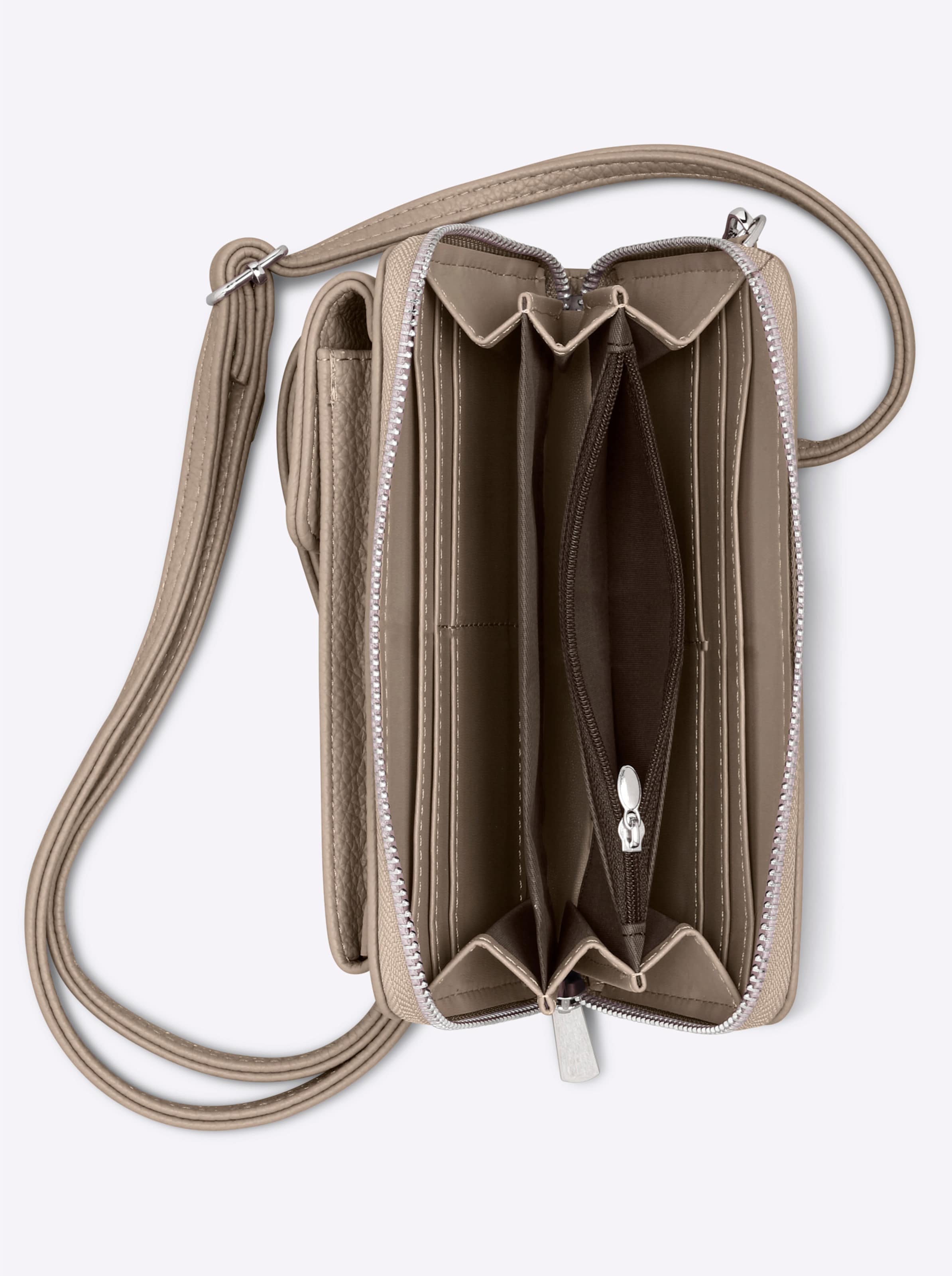 Handy-Tasche in taupe von heine