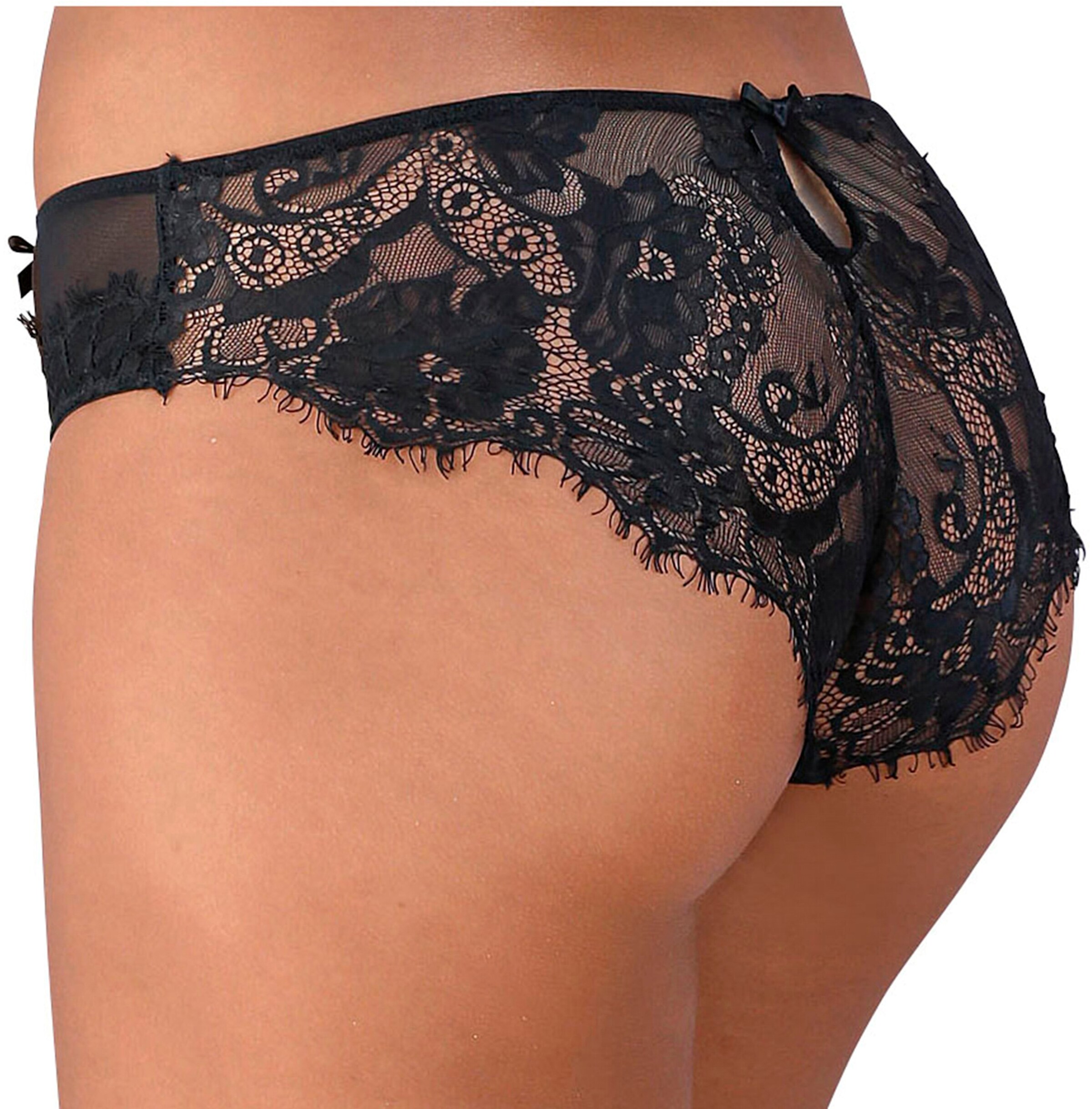 Tanga in schwarz von petite fleur gold