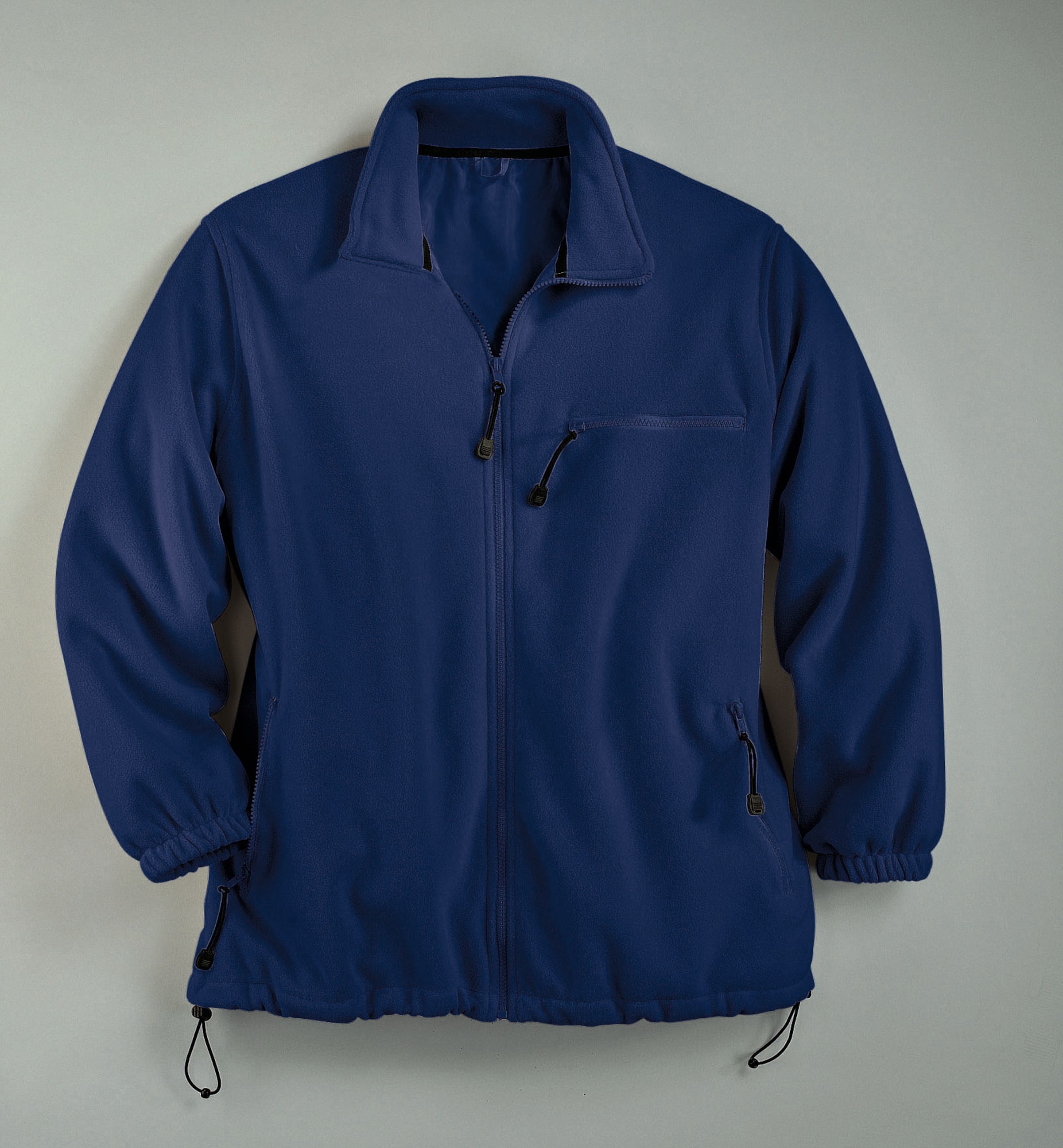Fleece-Jacke in blau von heine