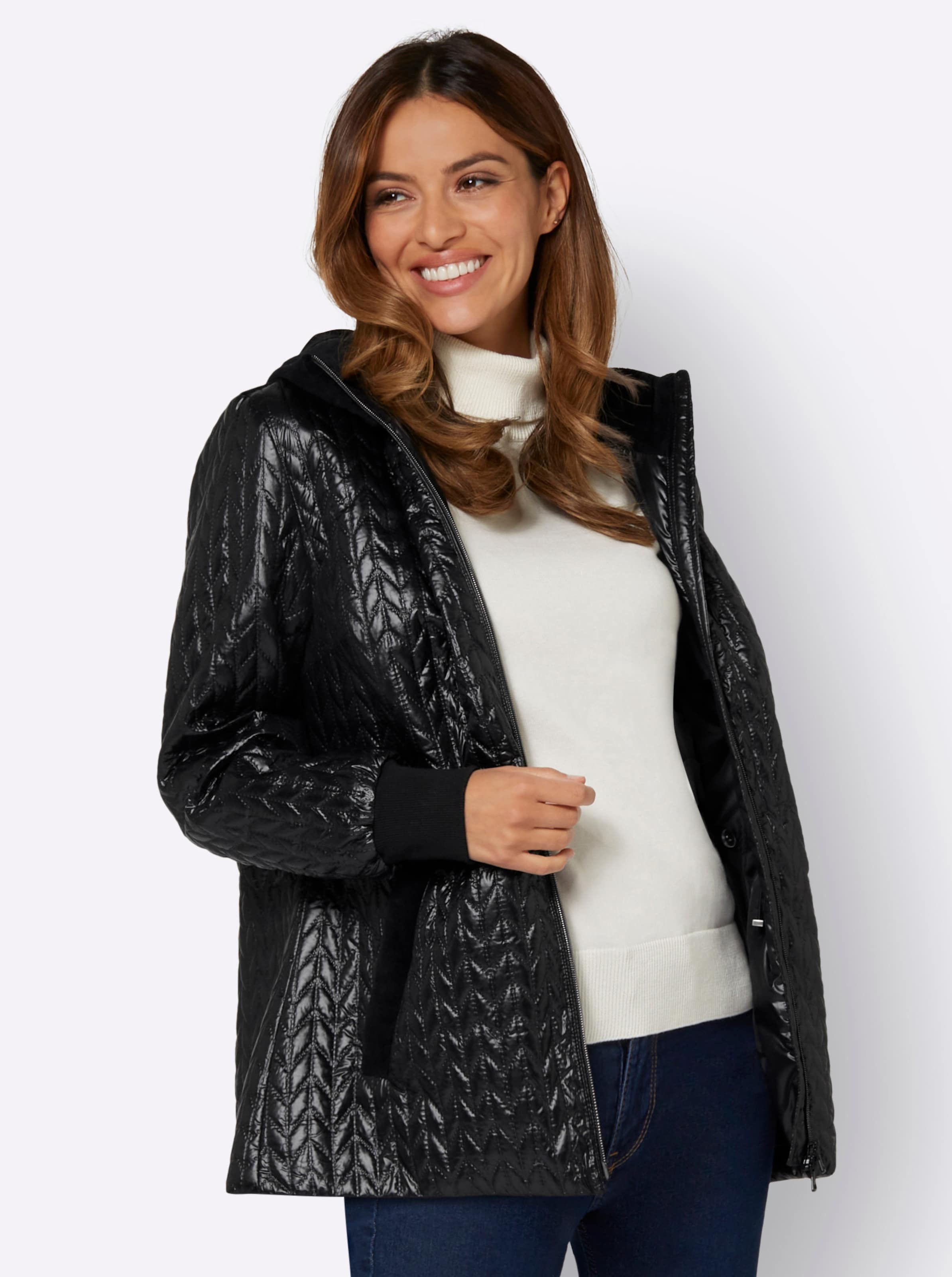Jacke in schwarz von heine