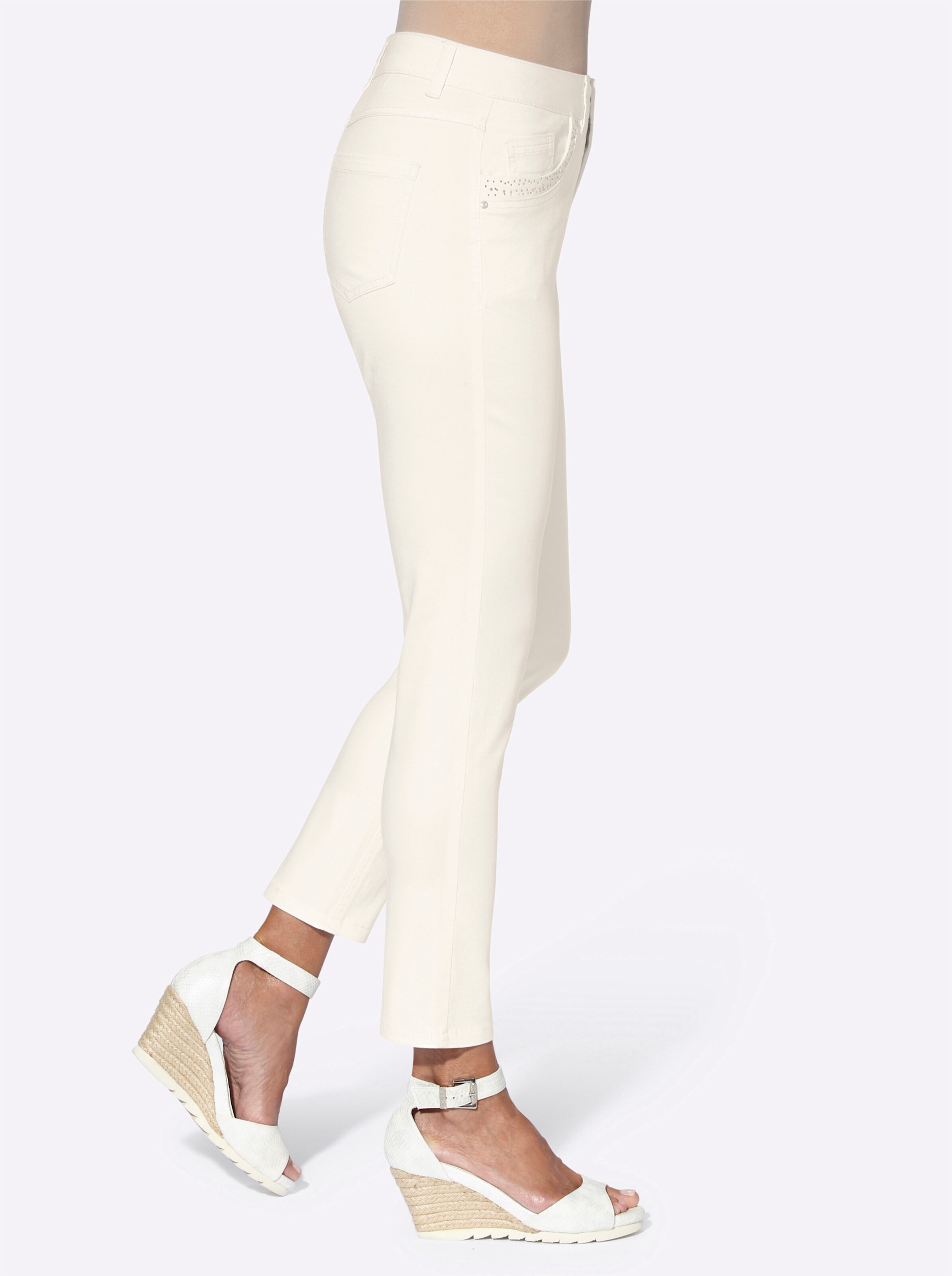 Jeans in weiss von heine