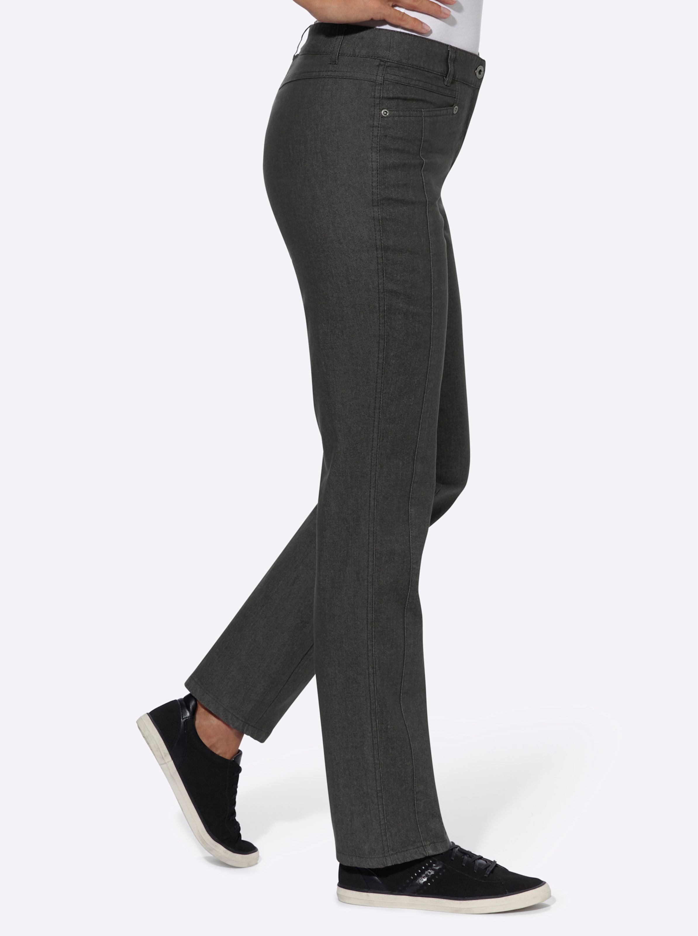 Gerade Jeans in mokka von Cosma