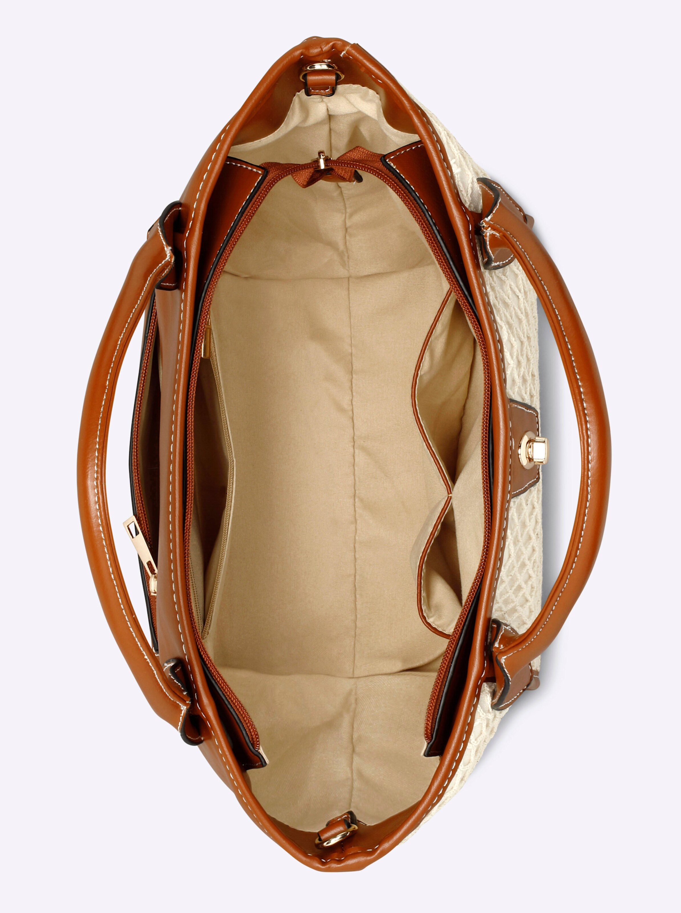 Tasche in champagner von heine