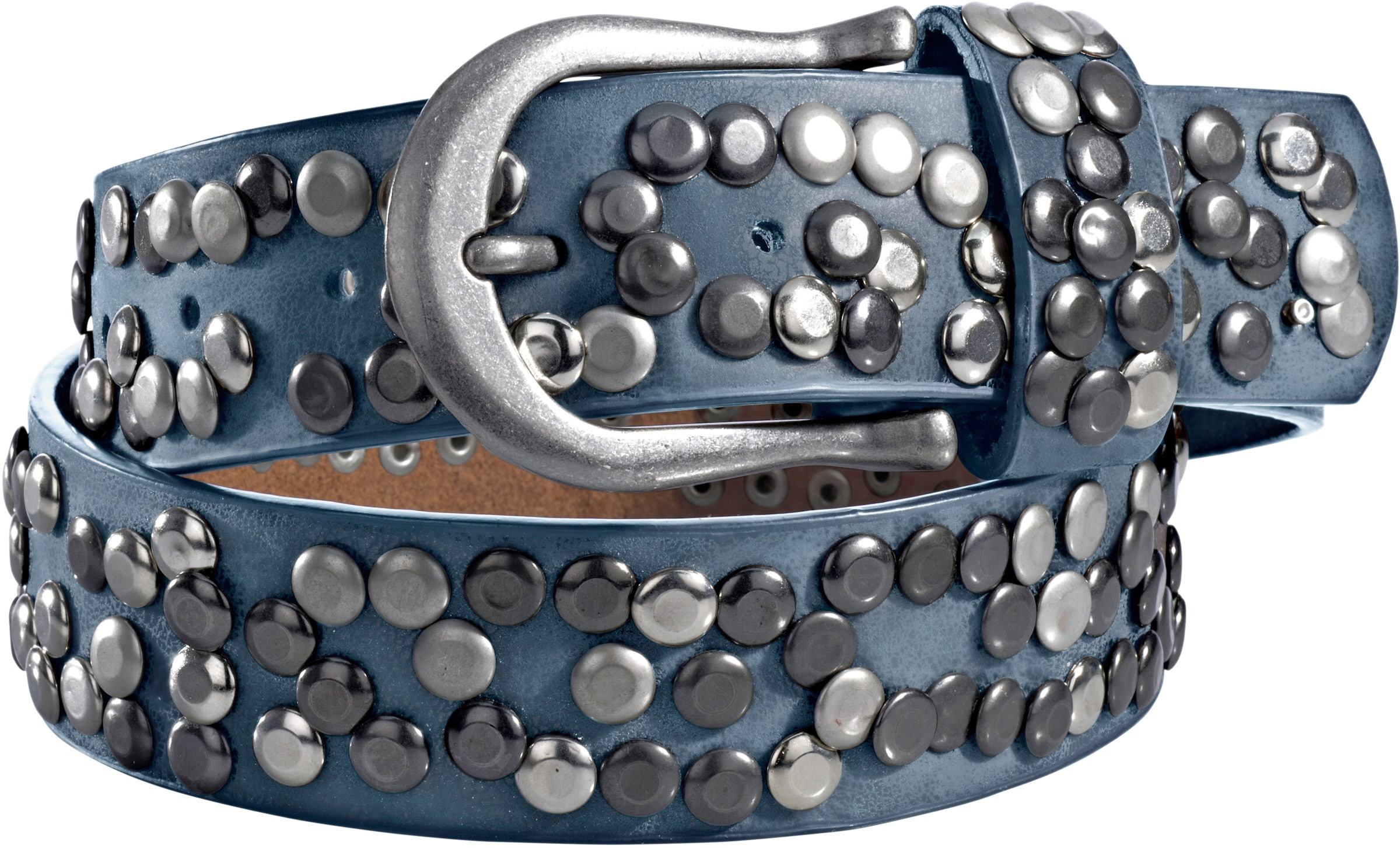 Gürtel in blau-metallic von heine