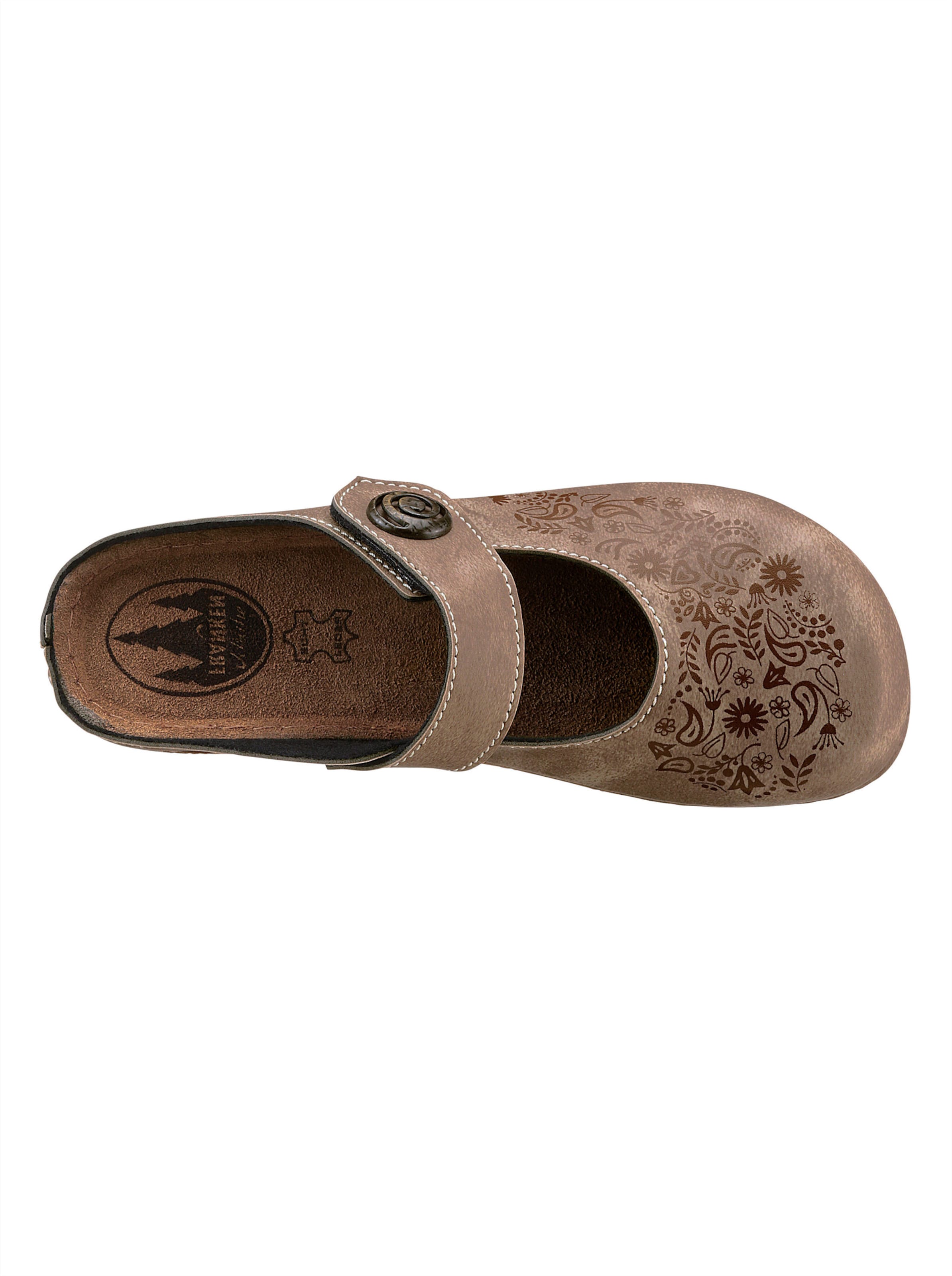 Clogs in taupe von Franken Schuhe