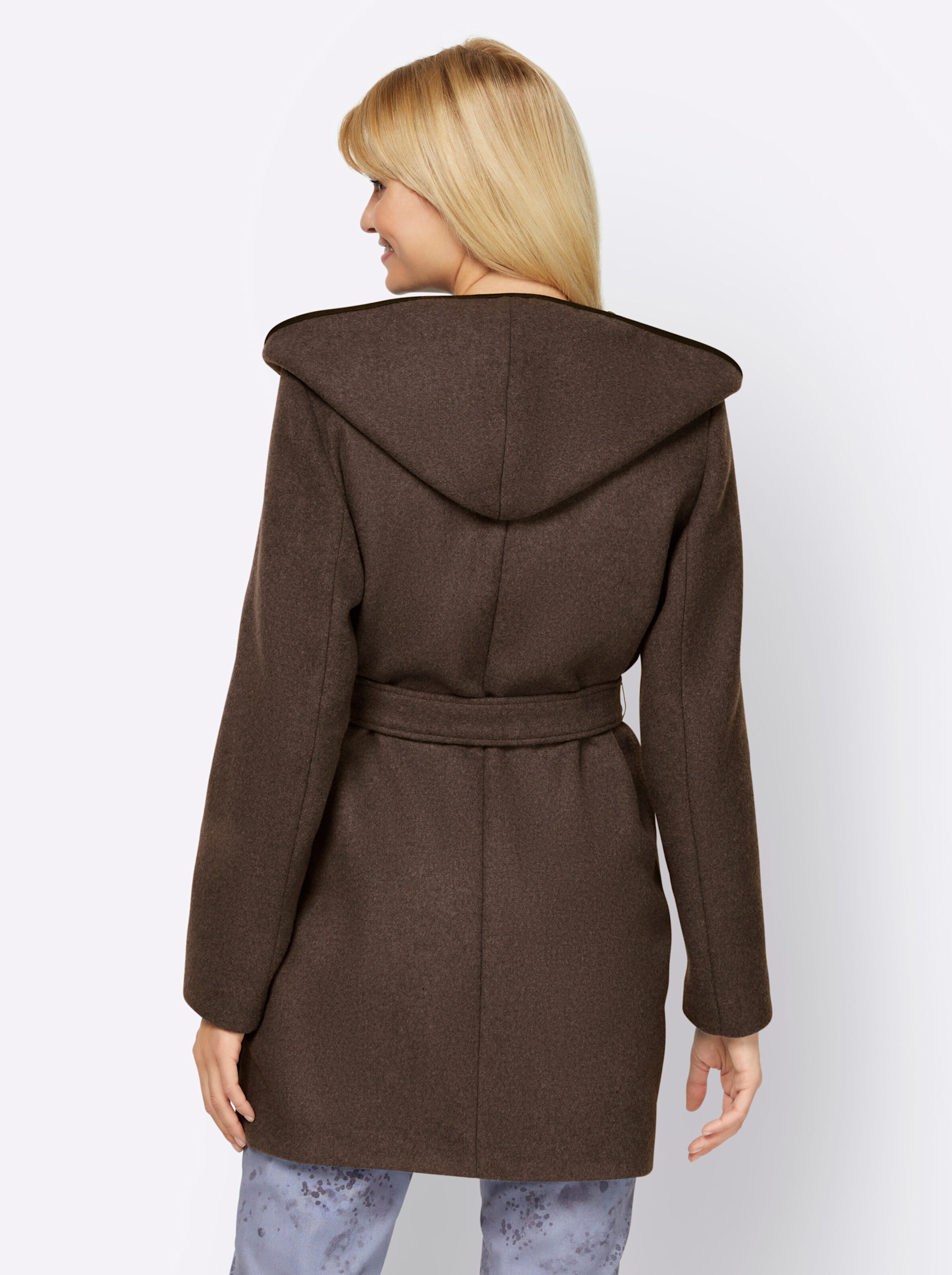 Jacke in schlamm-graphit von heine