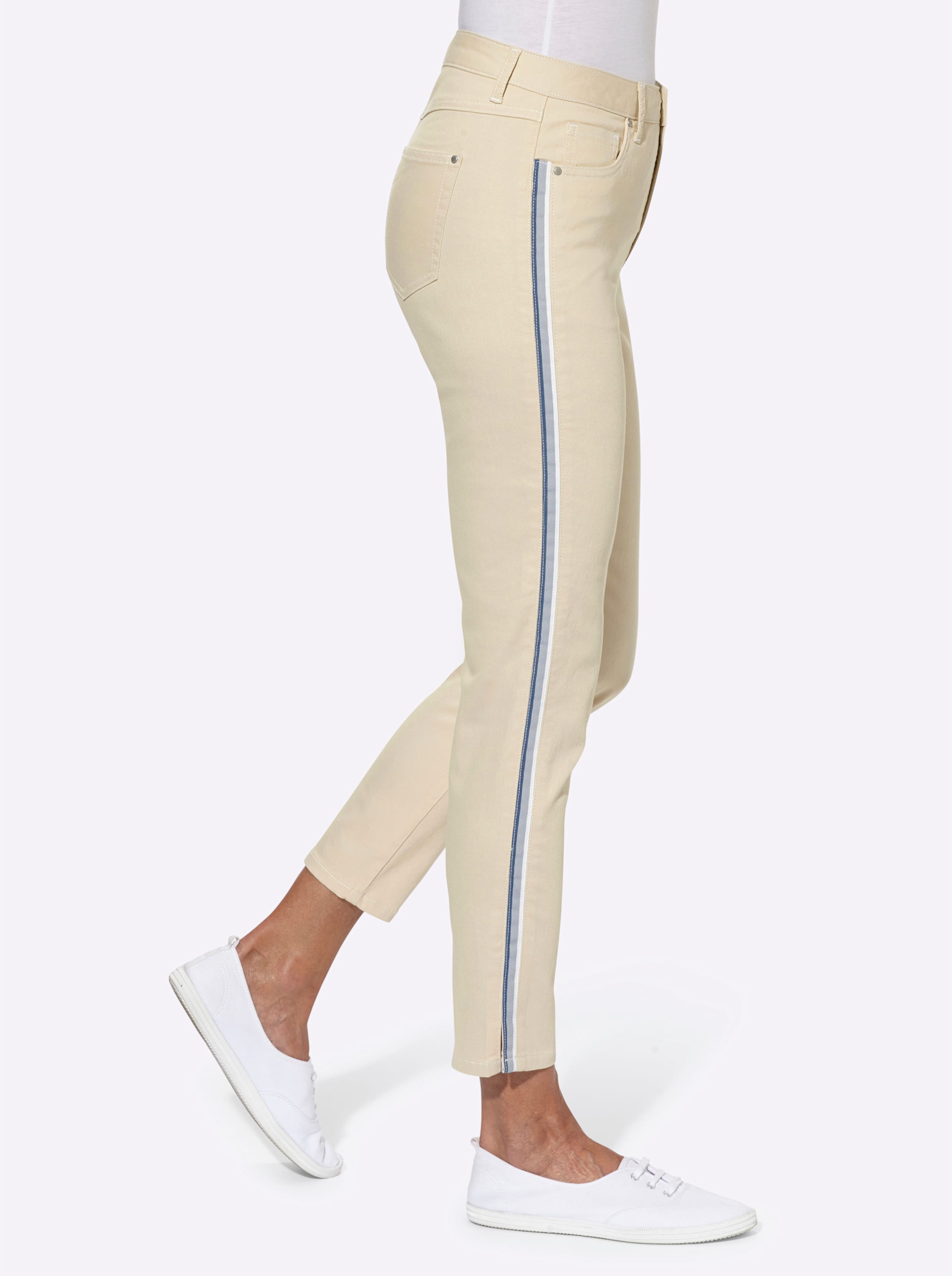 7/8-Jeans in beige-denim von heine