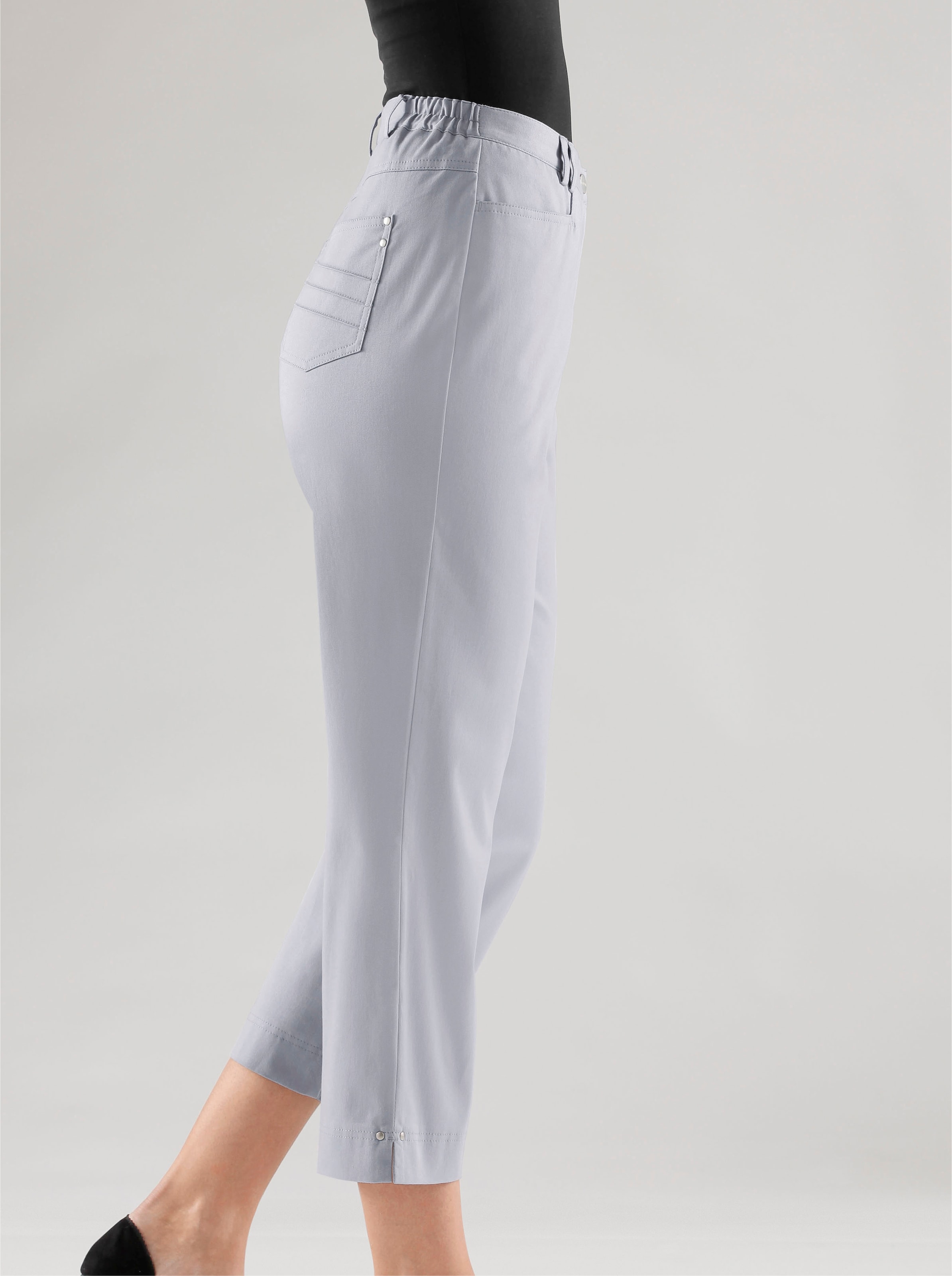 7/8-Hose in hellgrau von Cosma