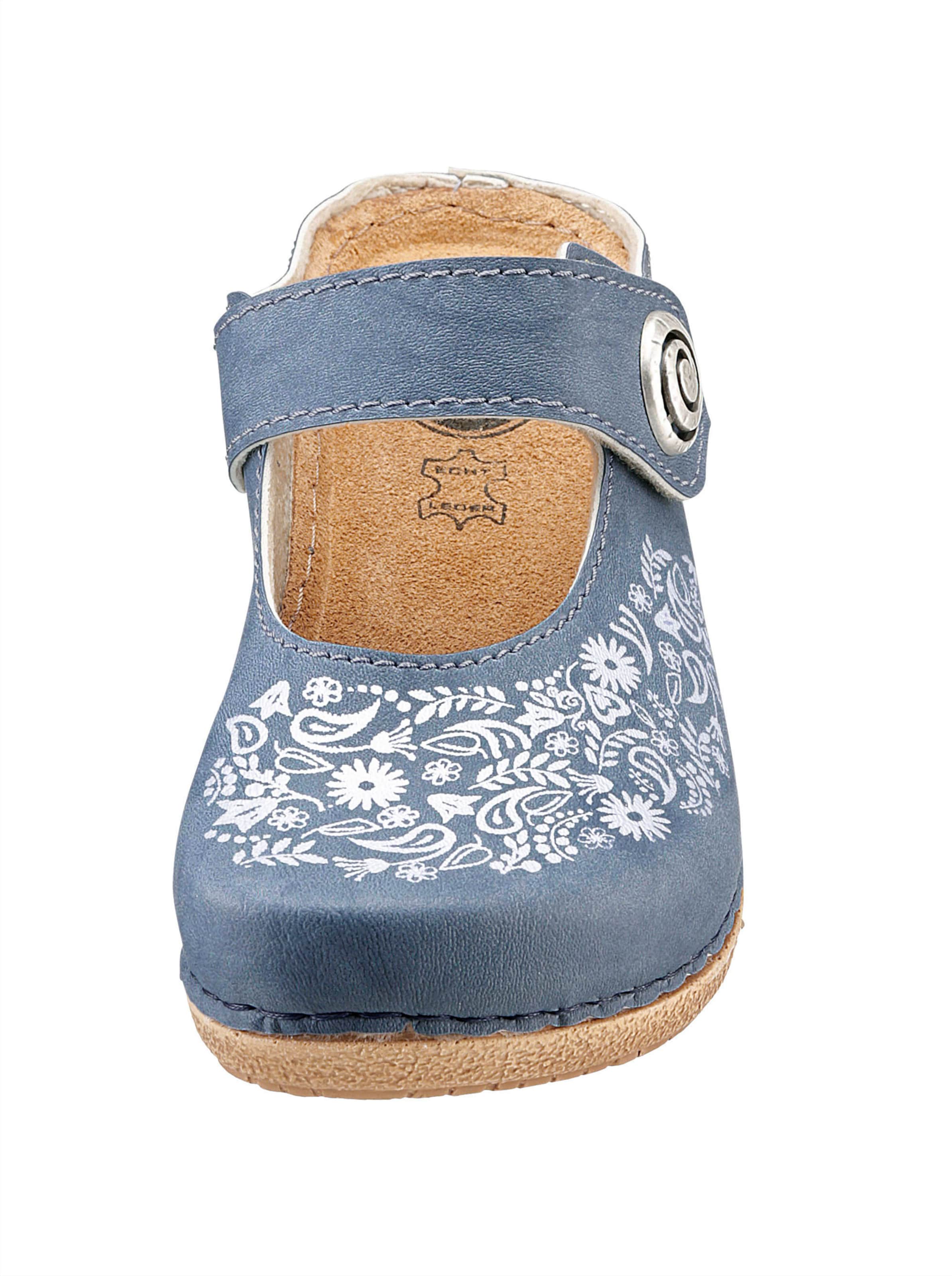 Clogs in jeansblau von Franken Schuhe