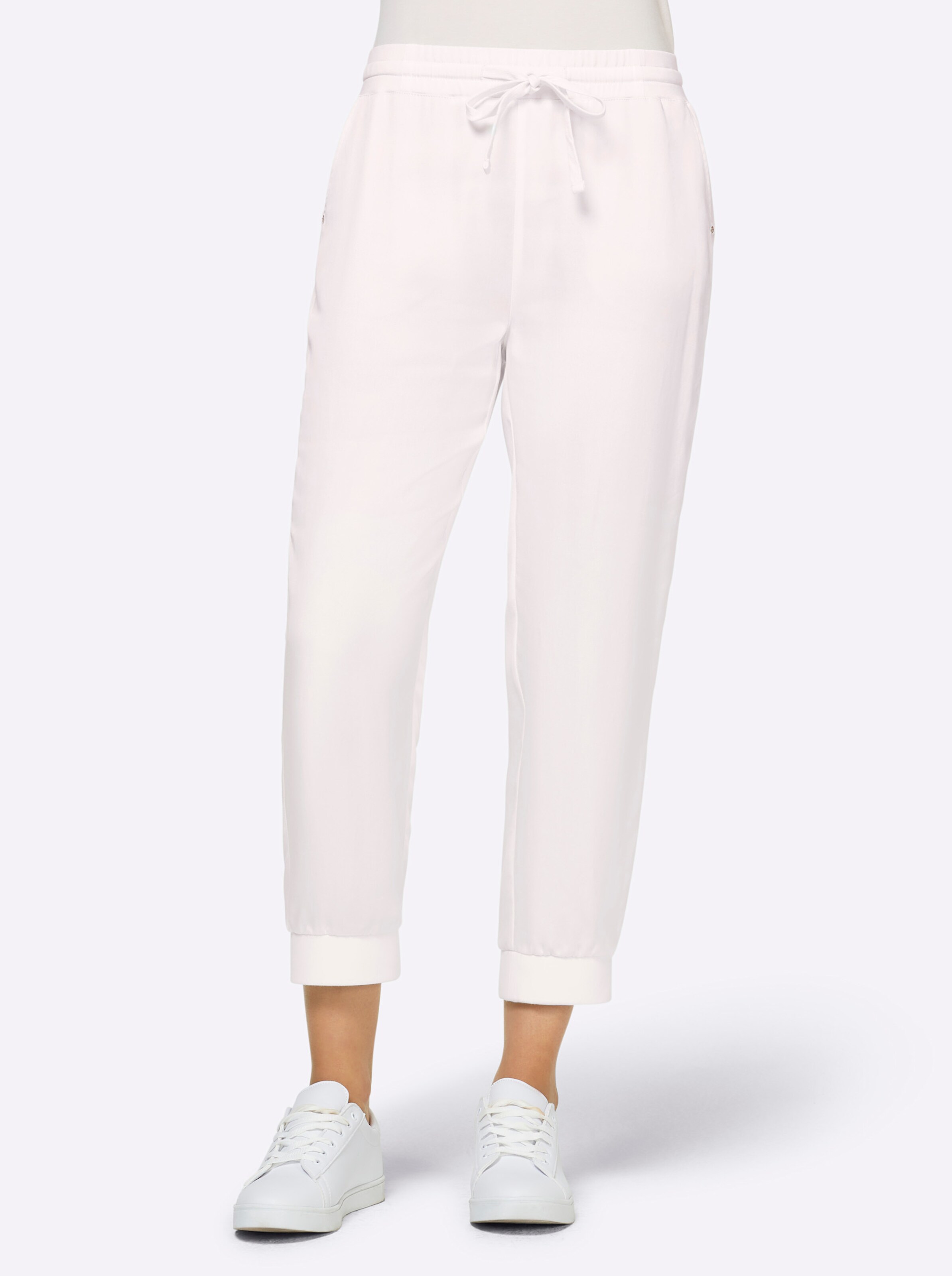 Jogginghose in weiss von heine