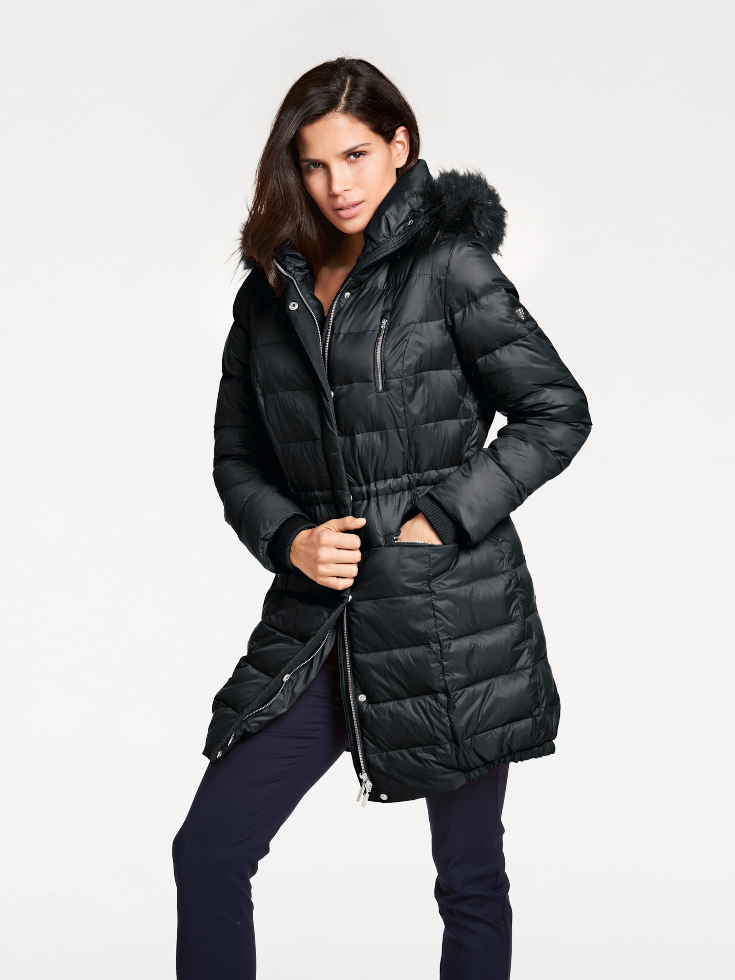 Parka in schwarz von heine