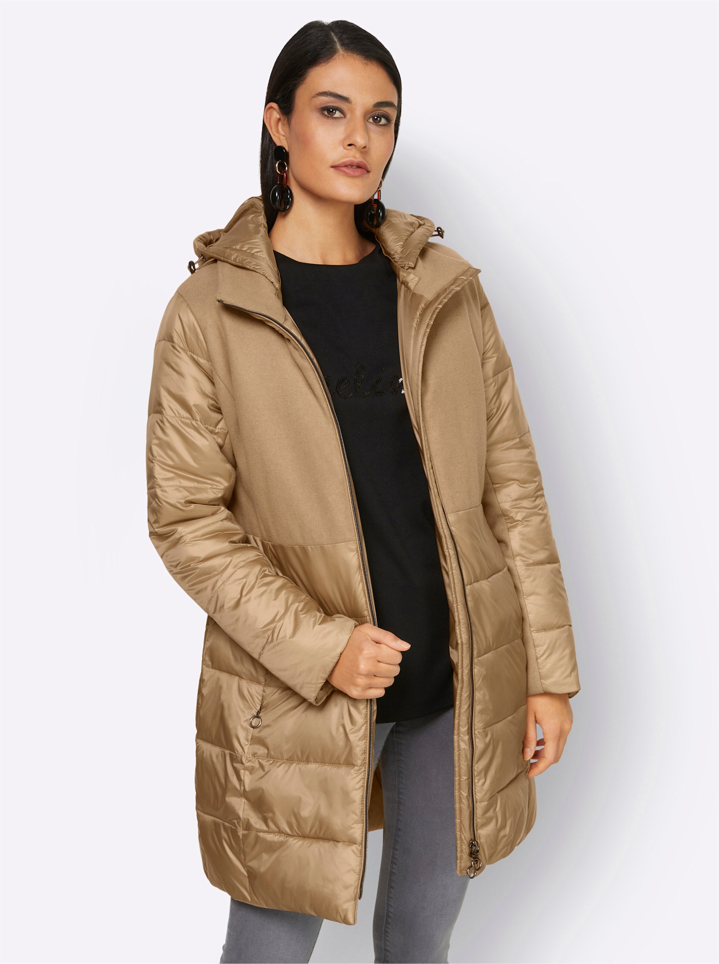 Steppjacke in camel von Isabell Schmitt