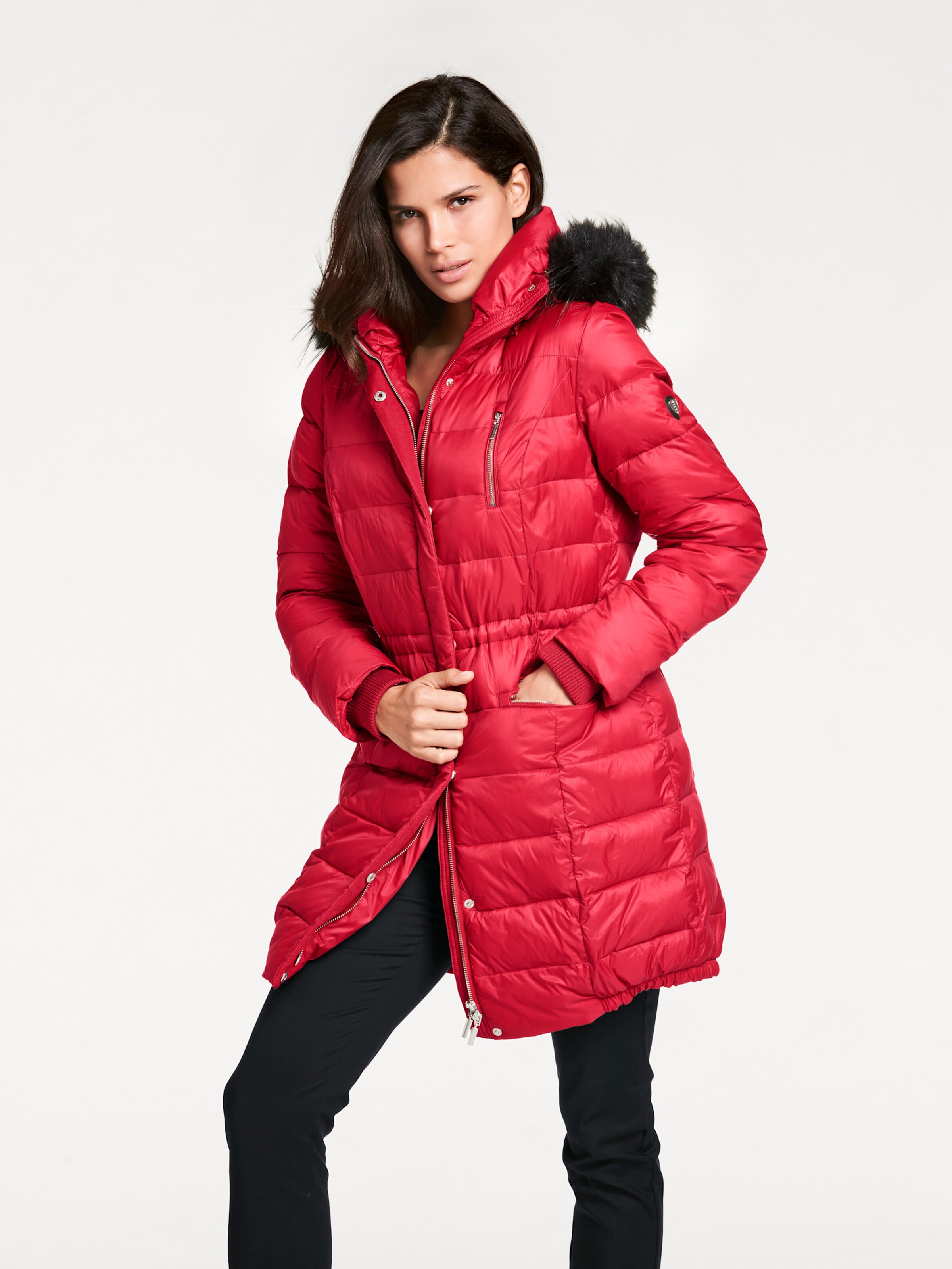 Parka in rot von heine