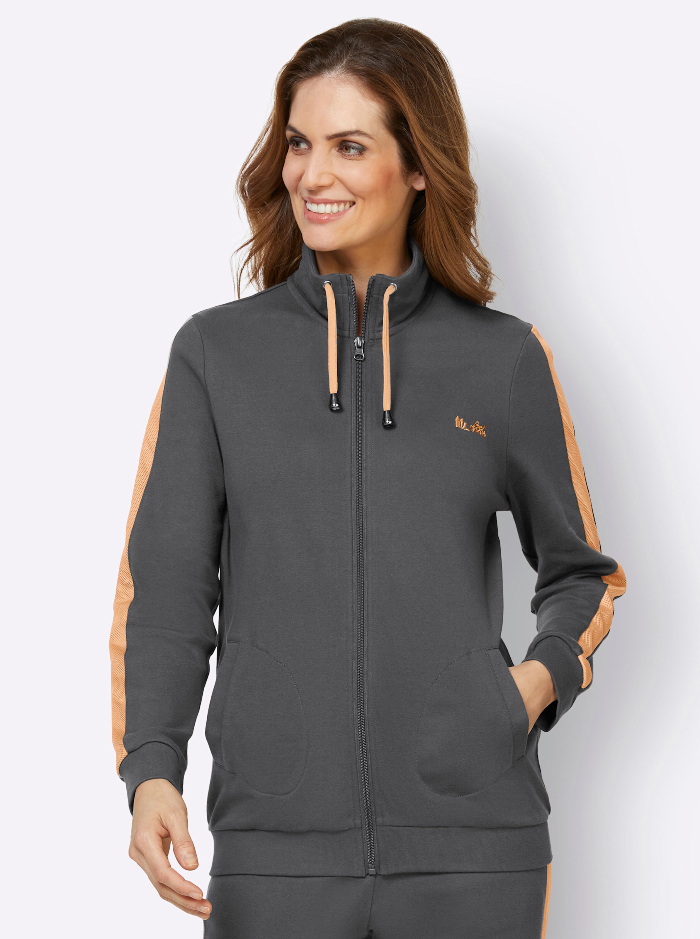 Jacke in graphit-camel von feel good