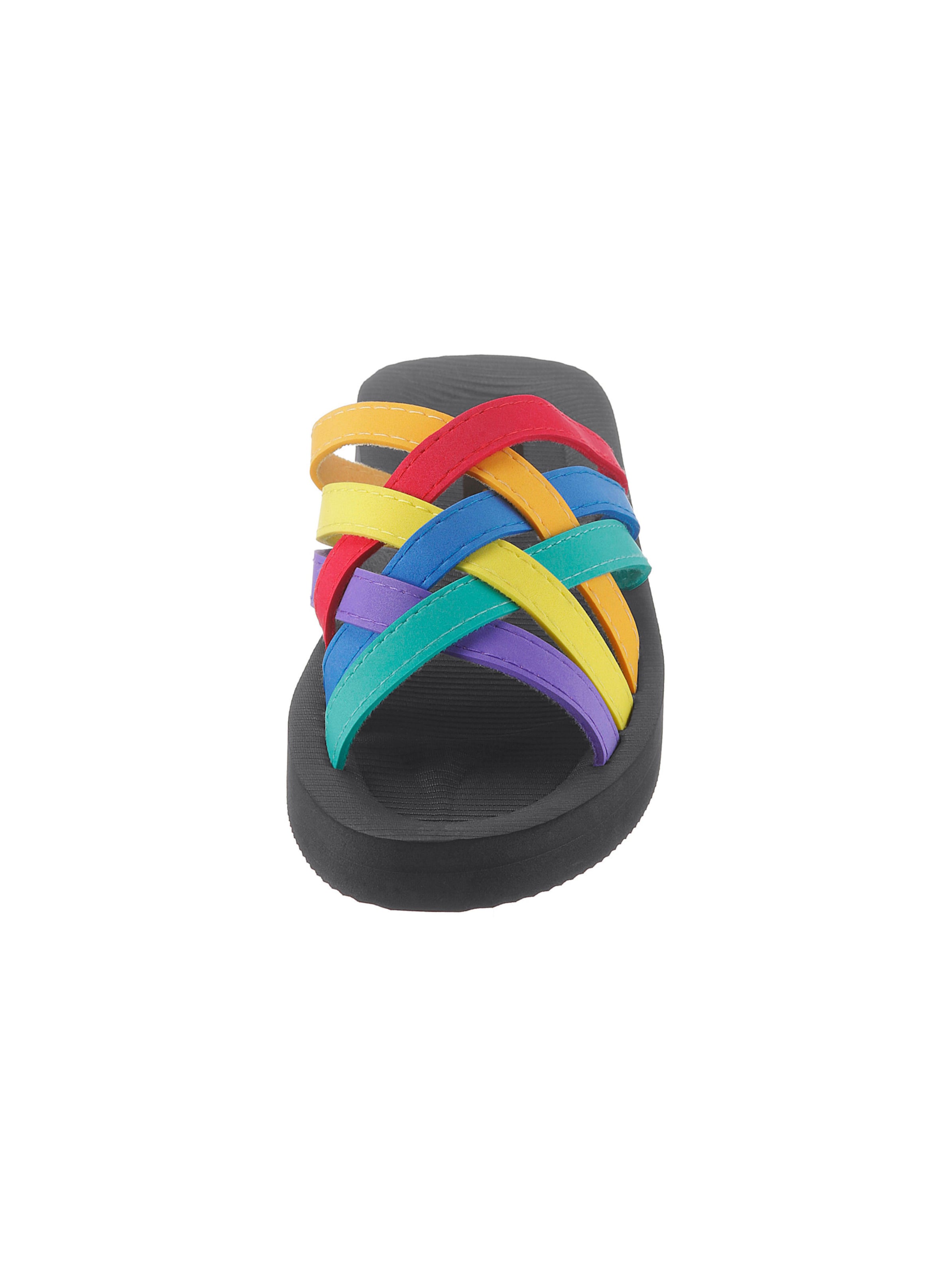 Bade-Pantolette in schwarz von Siebi´s