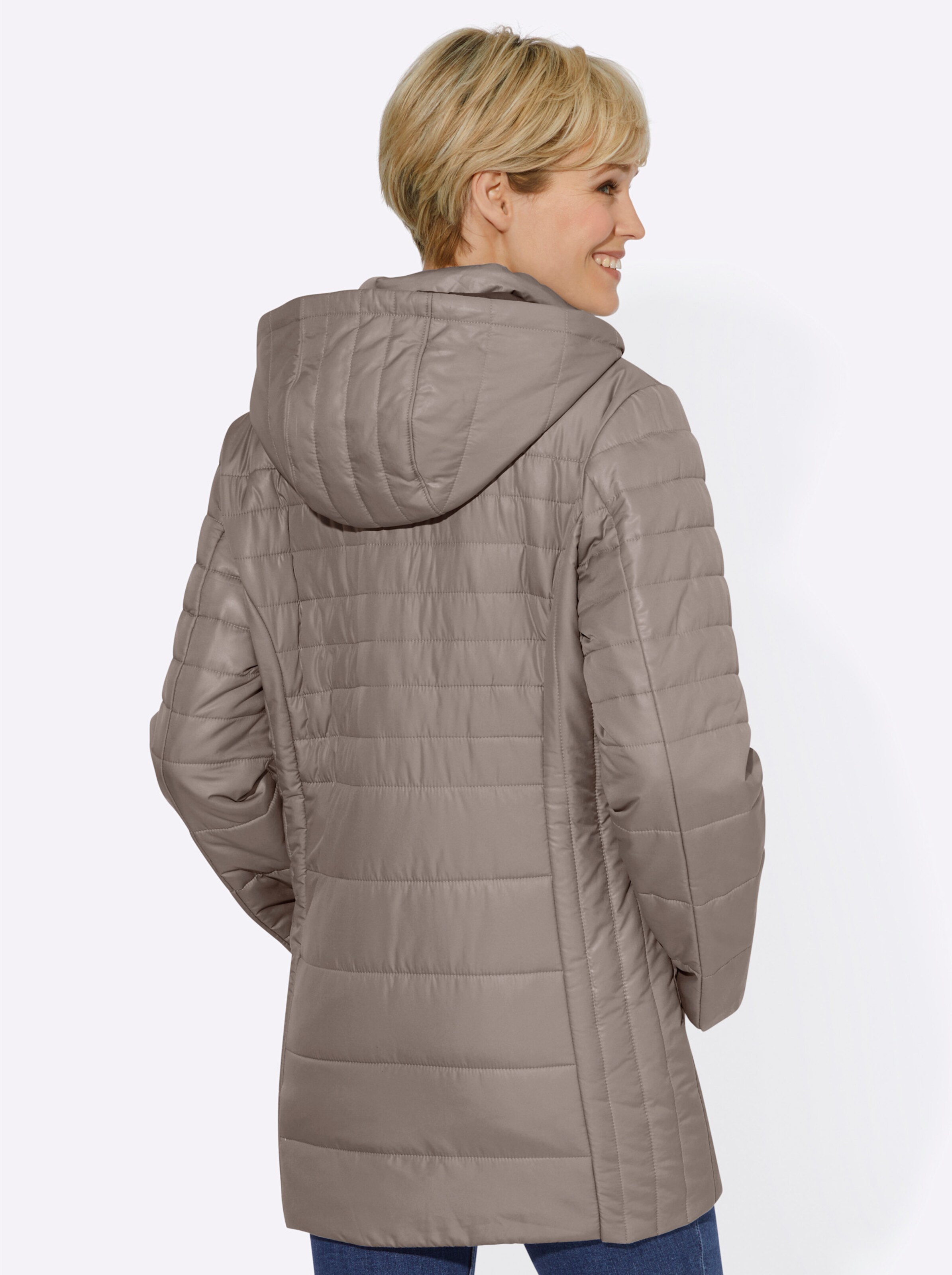 Winterjacke in taupe von heine