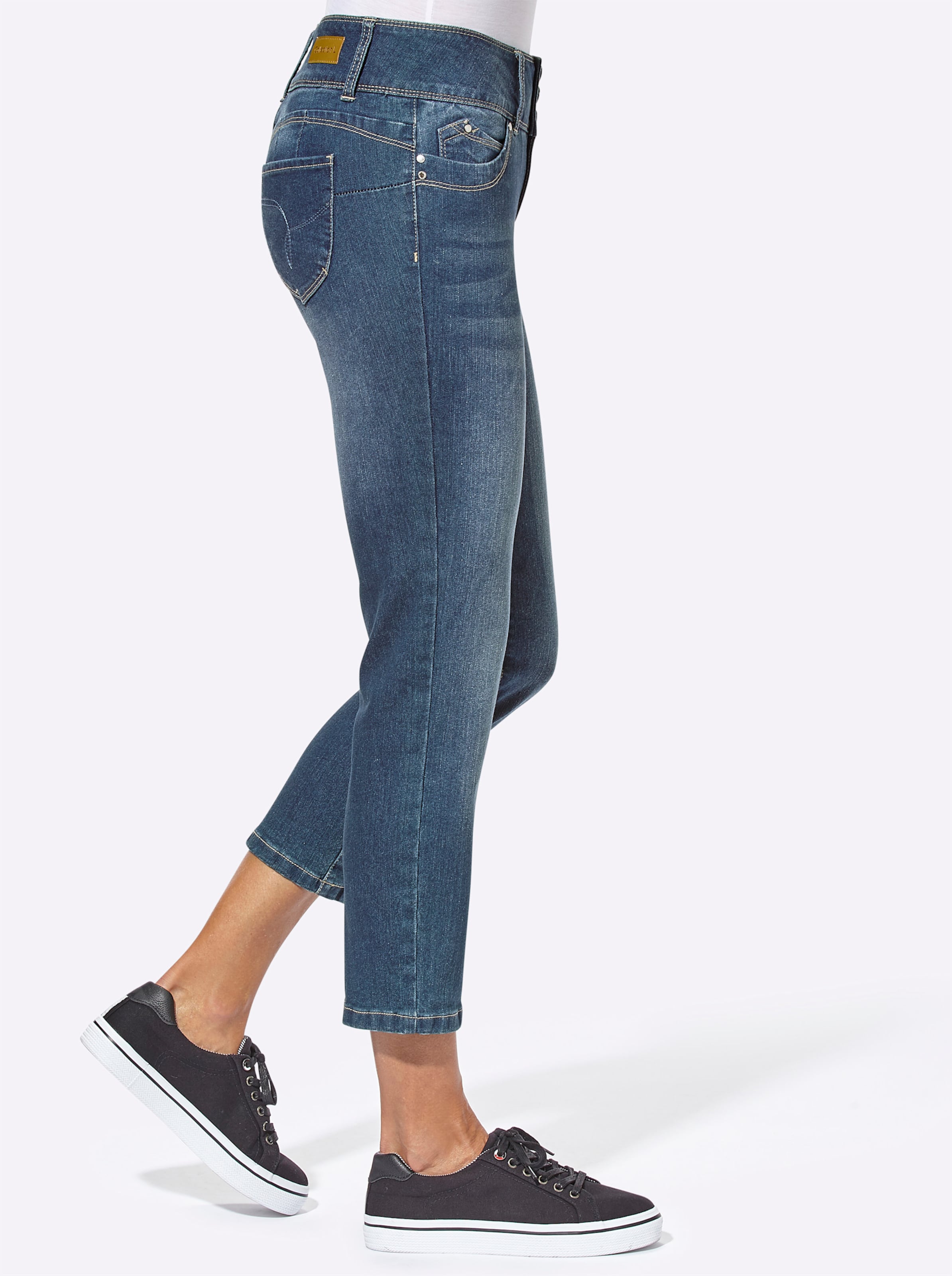 7/8-Jeans in blue-stone-washed von heine