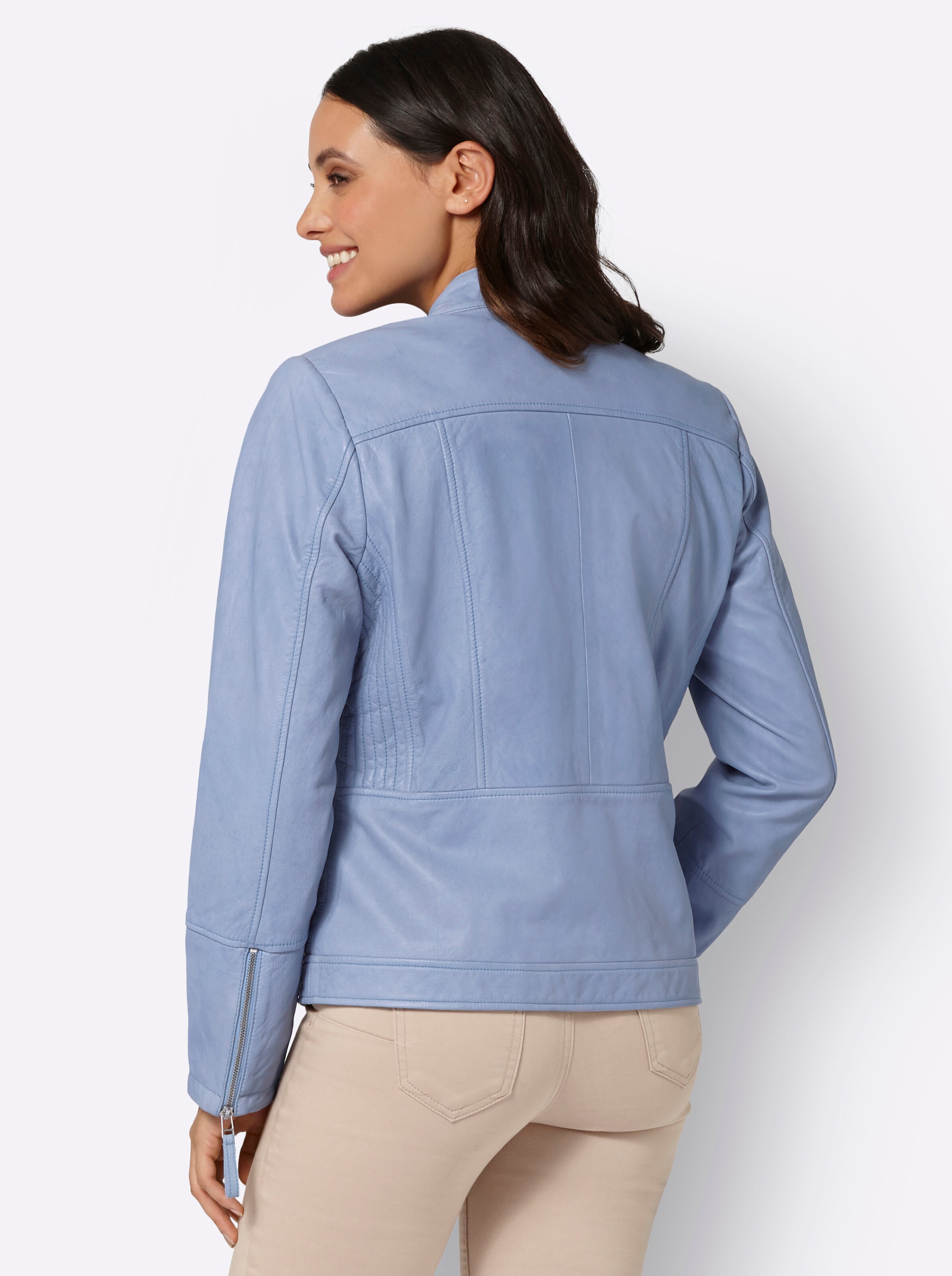 Lederjacke in bleu von heine