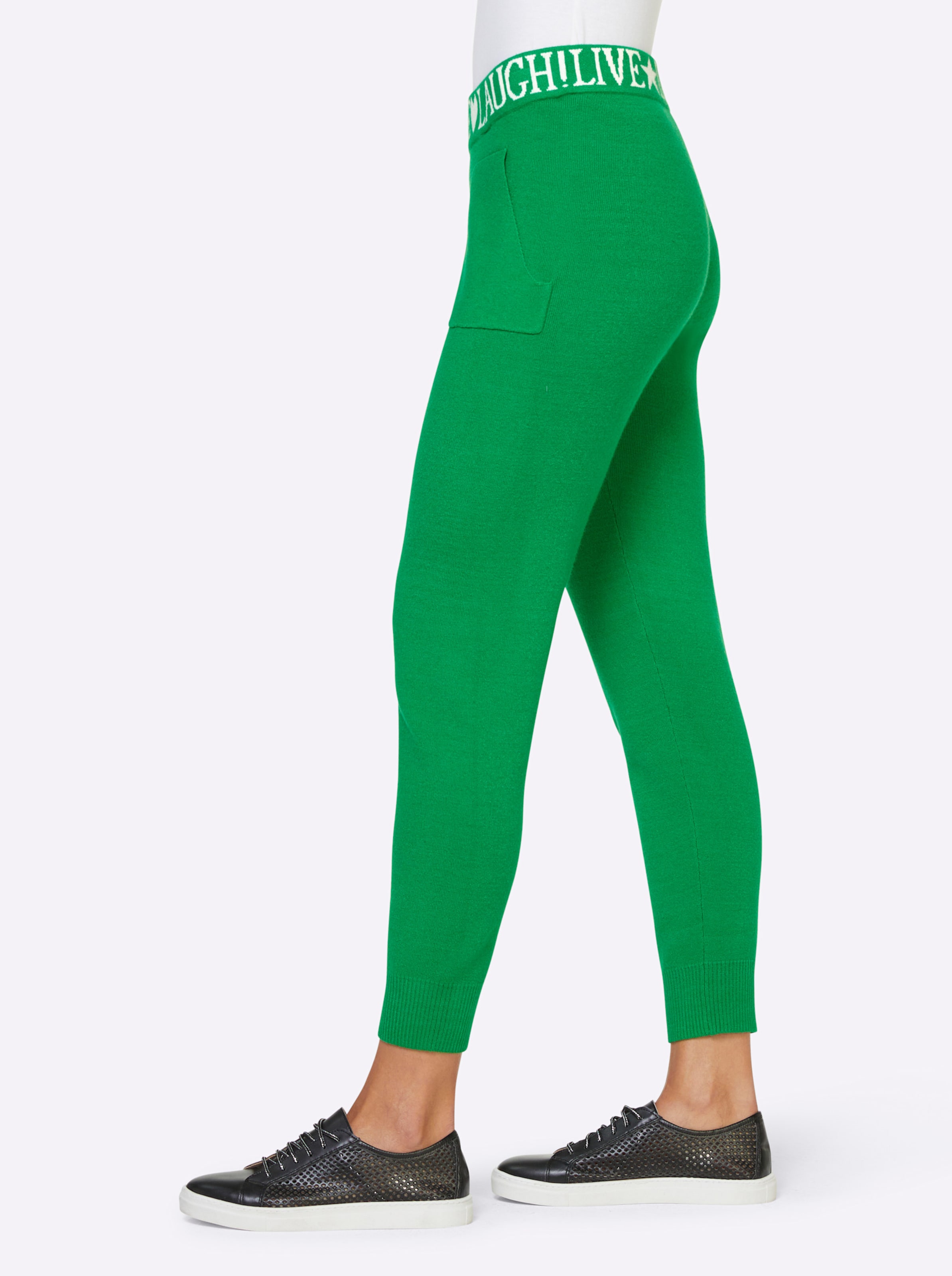 Jogginghose in grasgrün von heine