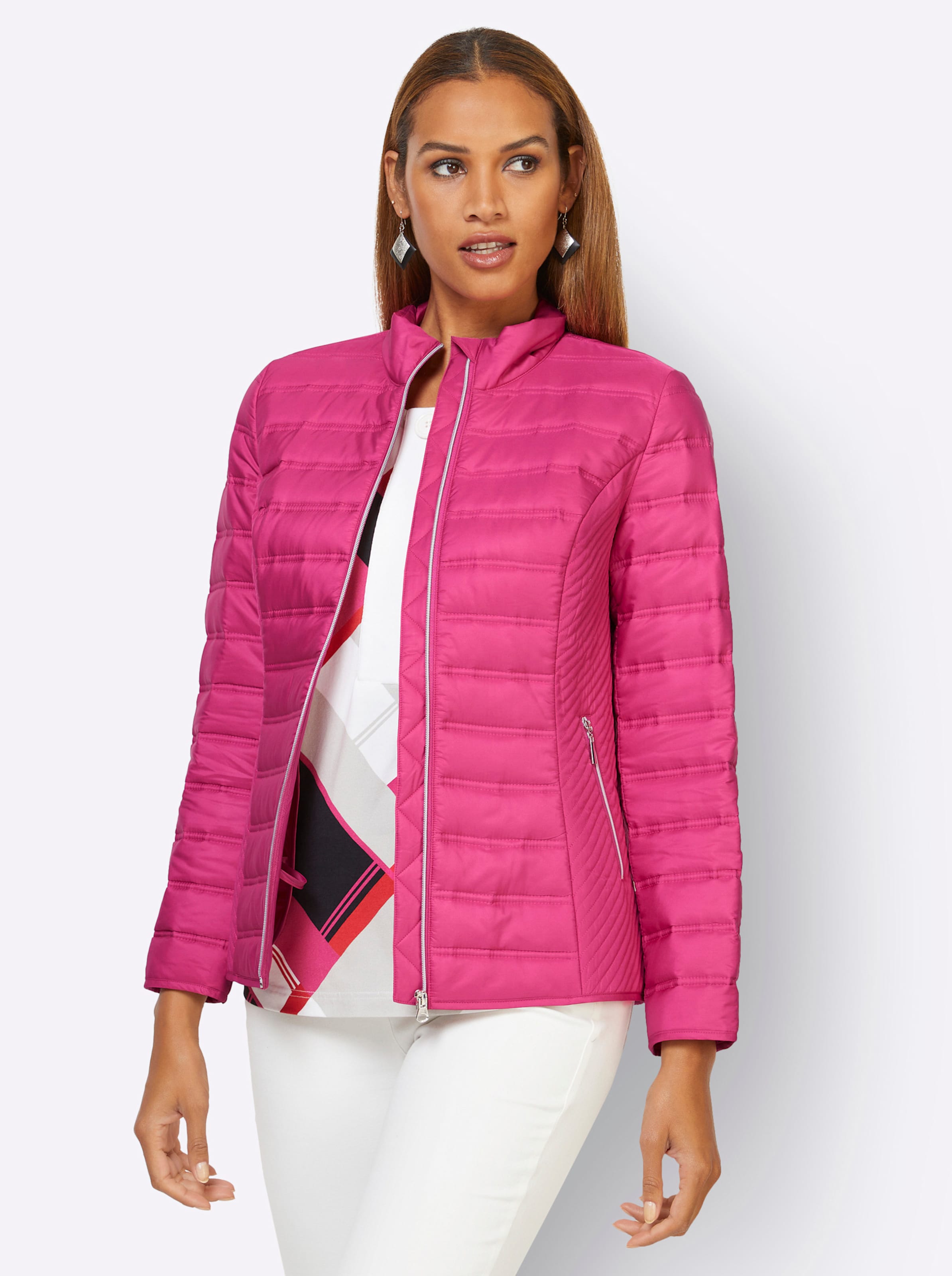 Jacke in fuchsia von heine