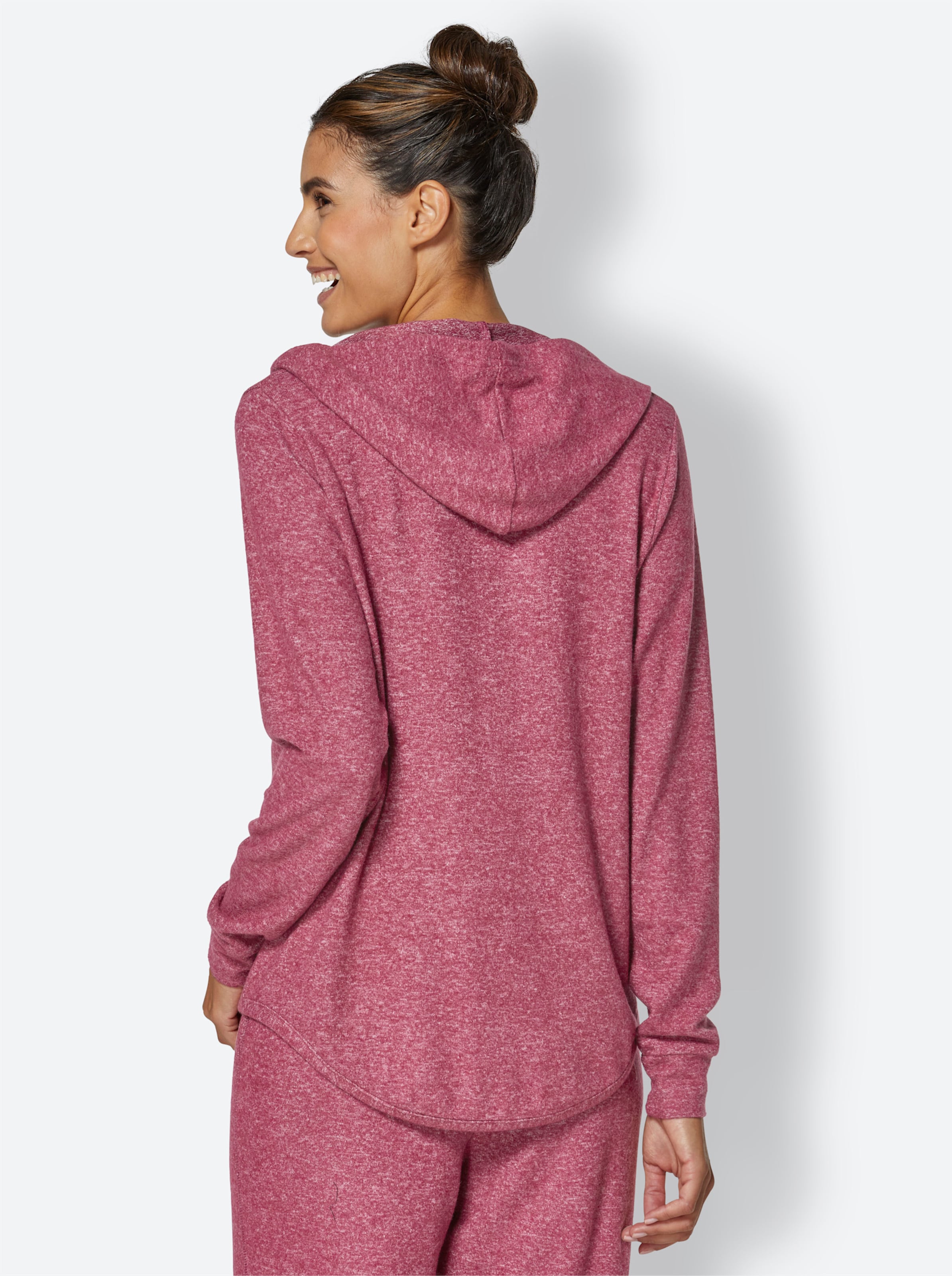 Jacke in bordeaux-meliert von feel good