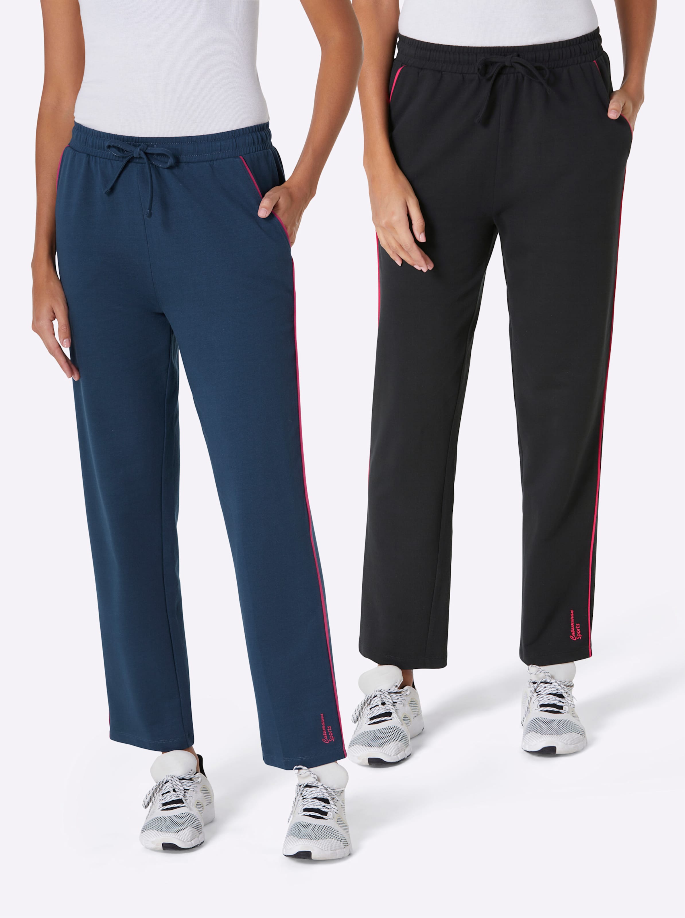 Doppelpack Hosen in schwarz + dunkelblau von Catamaran Sports
