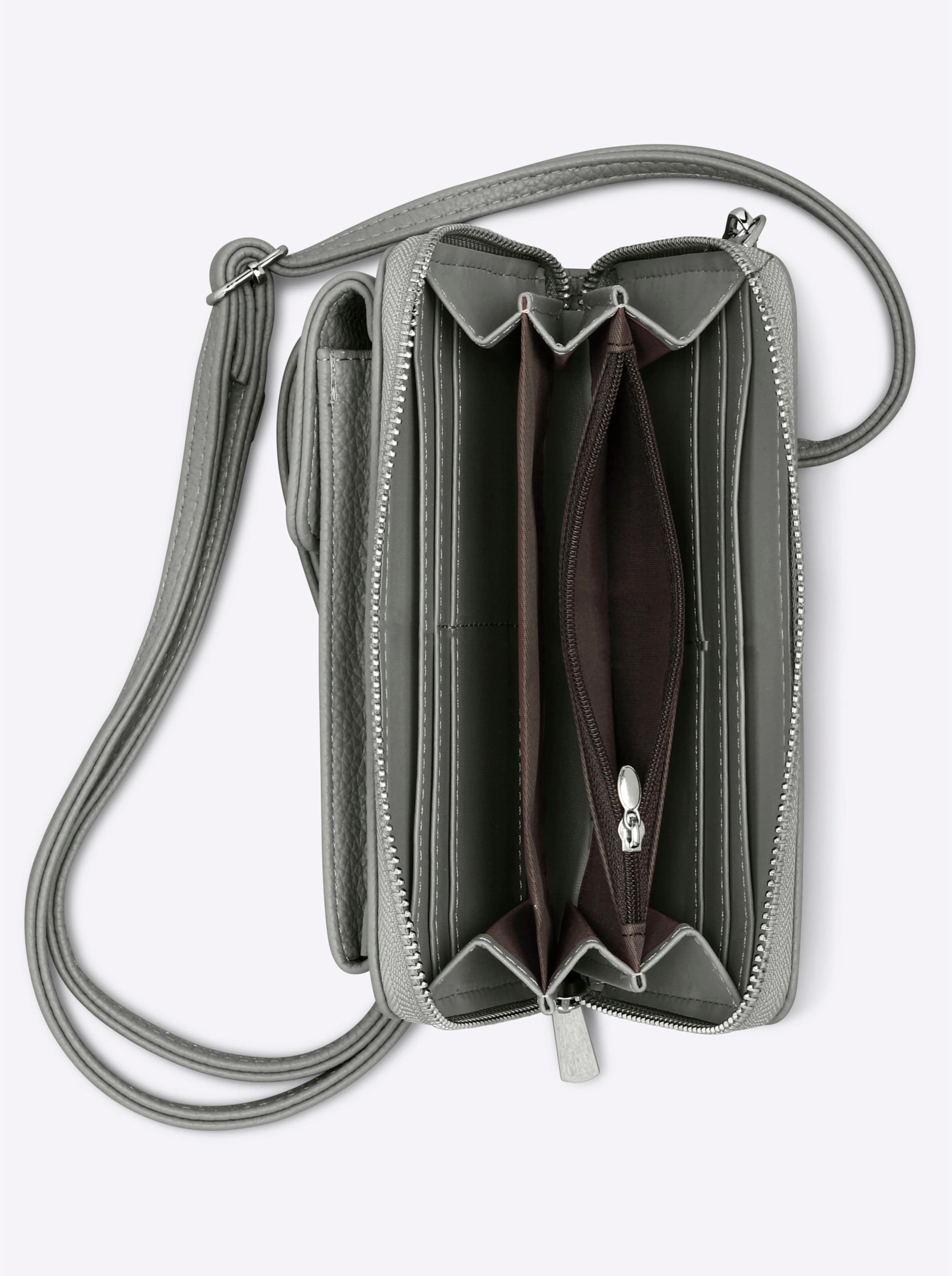 Handy-Tasche in hellgrau von heine