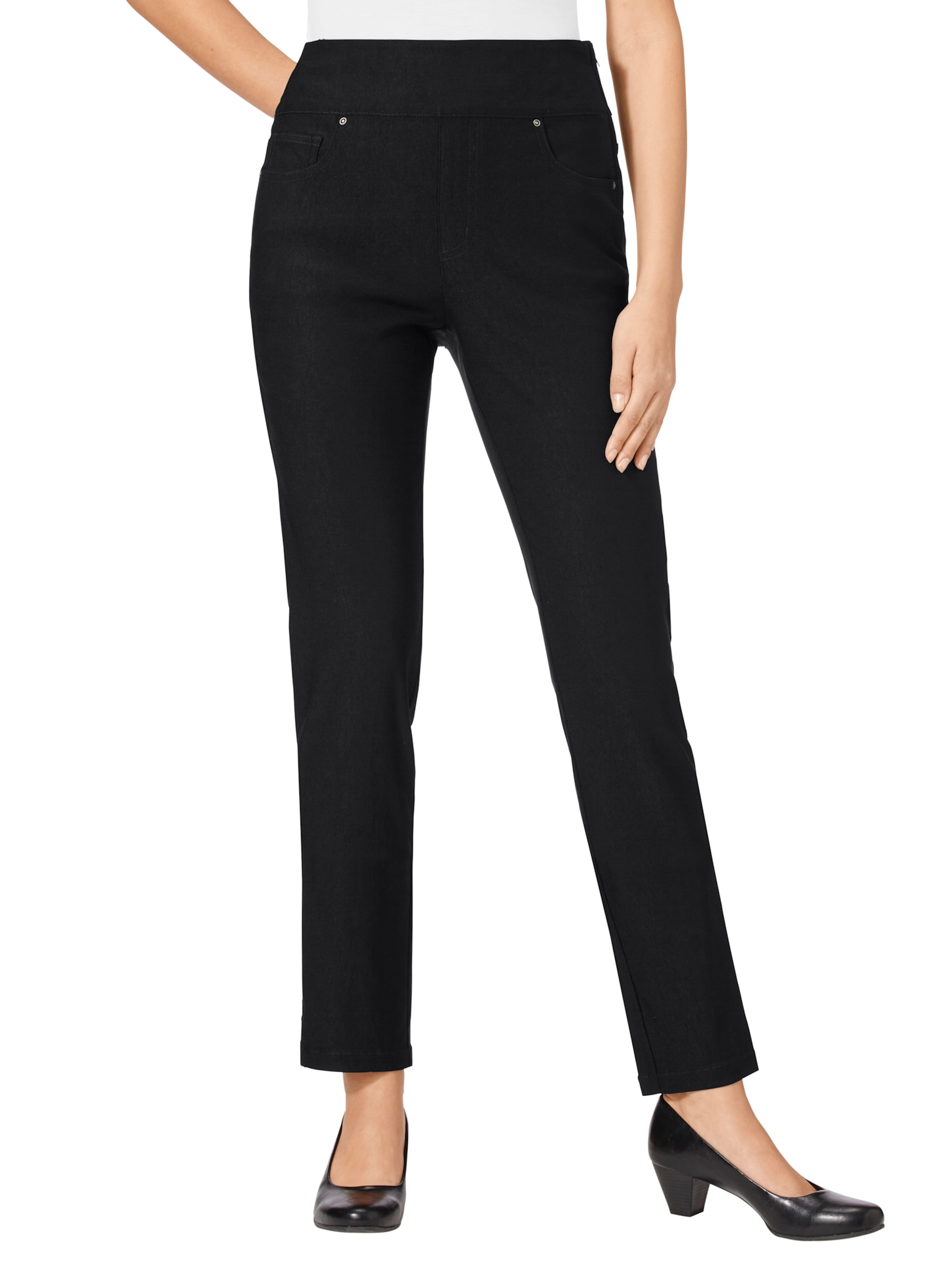 5-Pocket-Hose in schwarz von heine