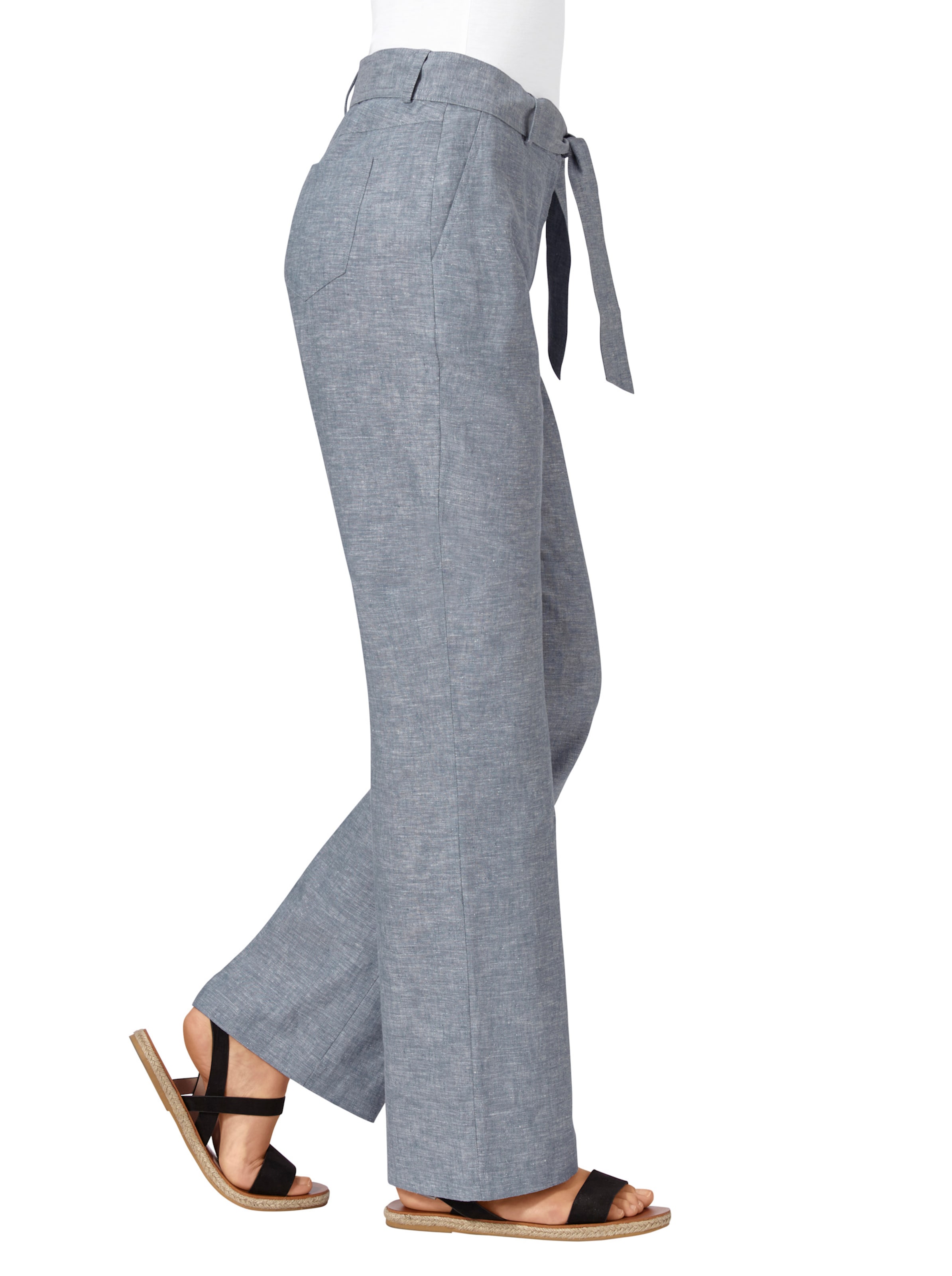 Palazzohose in blau von heine