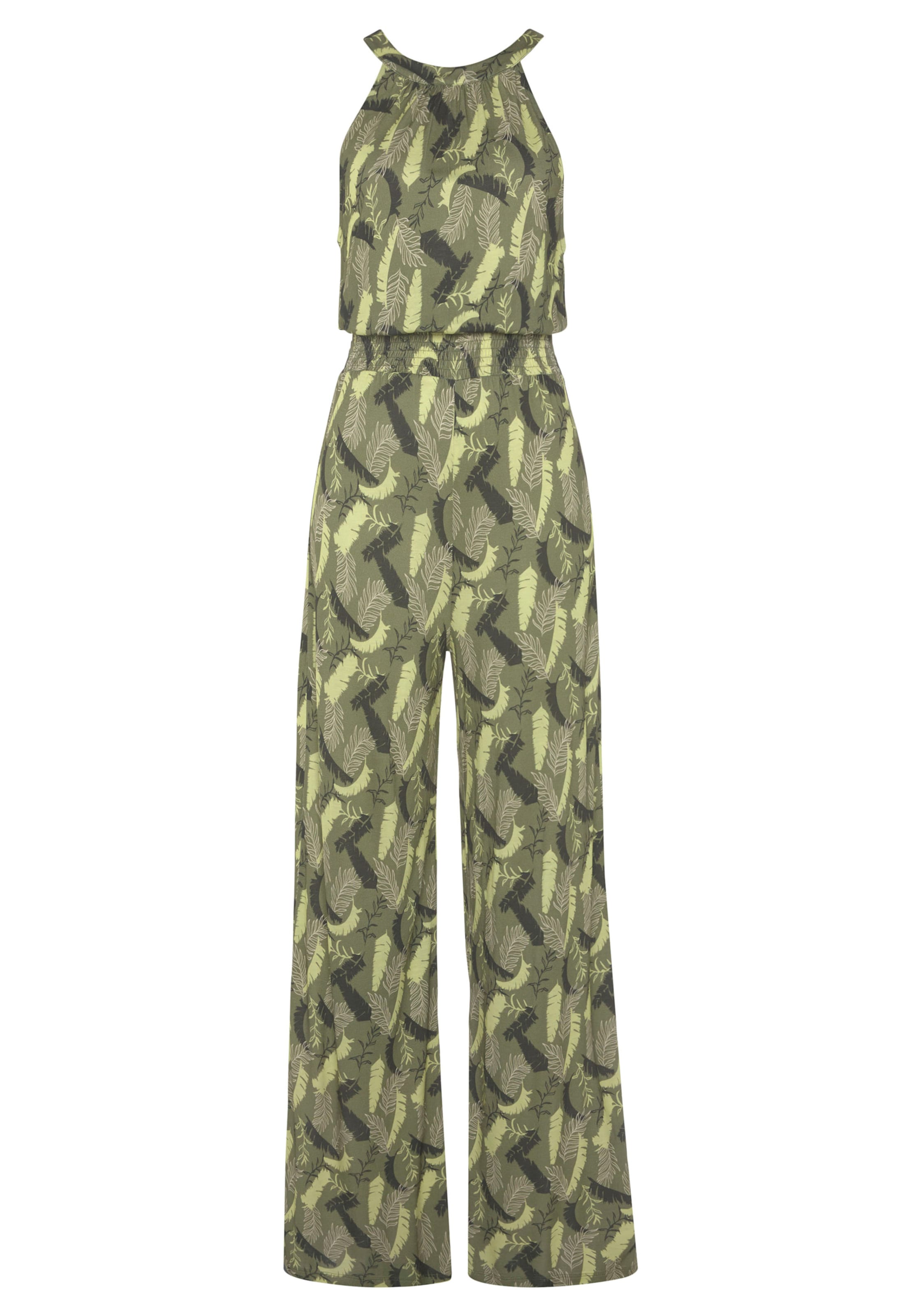Overall in grün bedruckt von s.Oliver