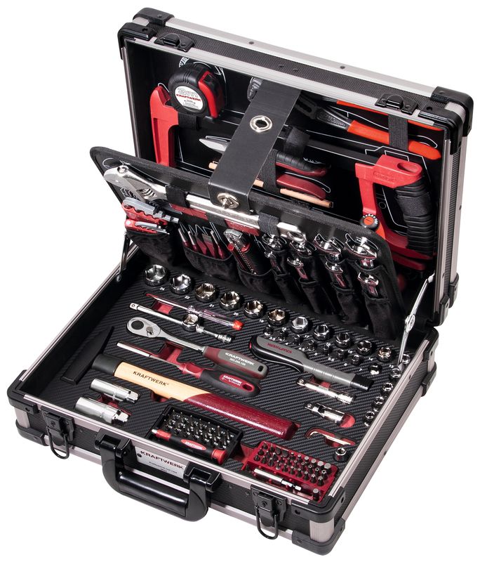 Kraftwerk Werkzeugkoffer Pro-Line, PB/HT, 151-tlg. PRO LINE
