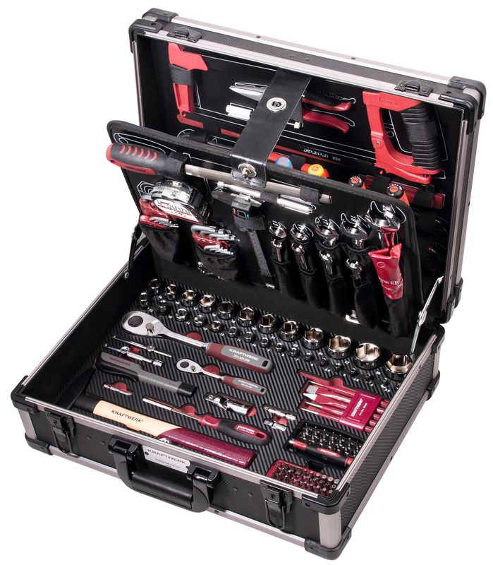 Kraftwerk Werkzeugkoffer Pro-Line, PB/HT, 263-tlg. PRO LINE