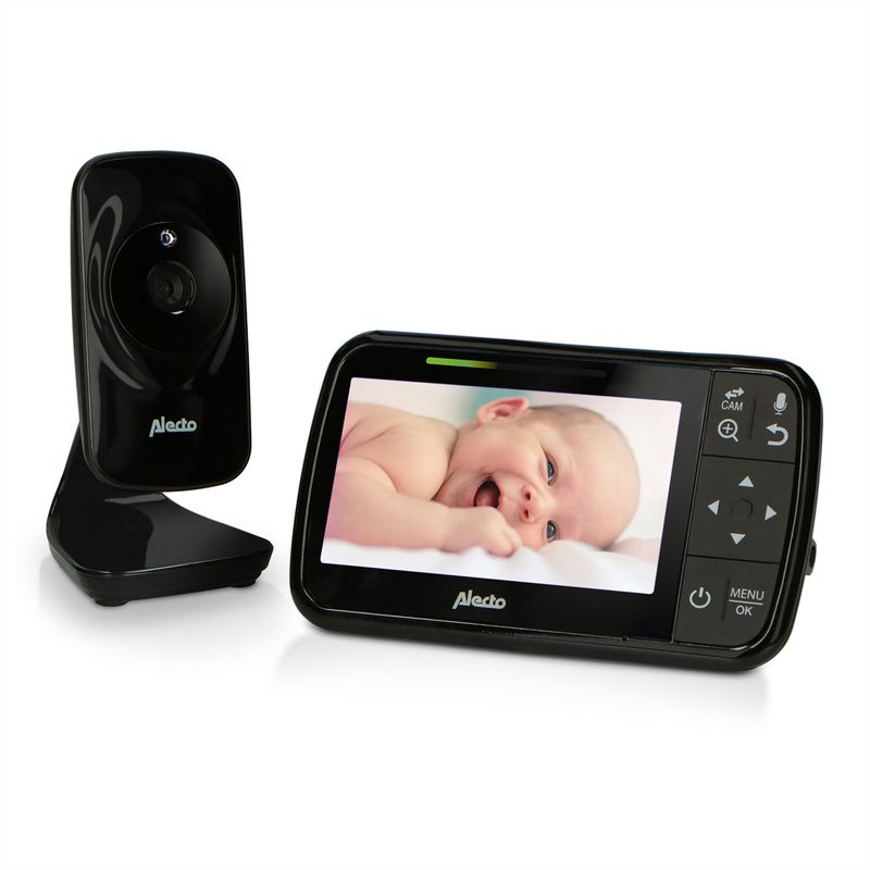 Alecto Babyphone DVM149 mit Kamera, 4.3' Farbbildschirm, schwarz