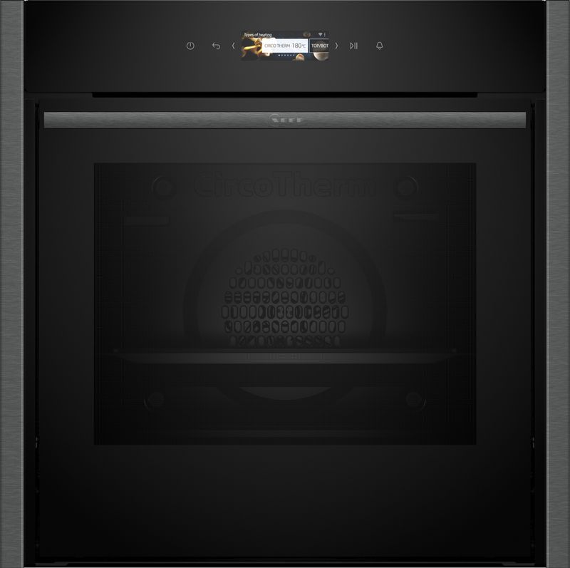 Neff Einbau- Backofen/Herd mit Sonderzubehör, B44CR71G0K + Z1608CX0, Backofen, Clip-Vollauszug, BLE4470CR, ID BLE4470CR