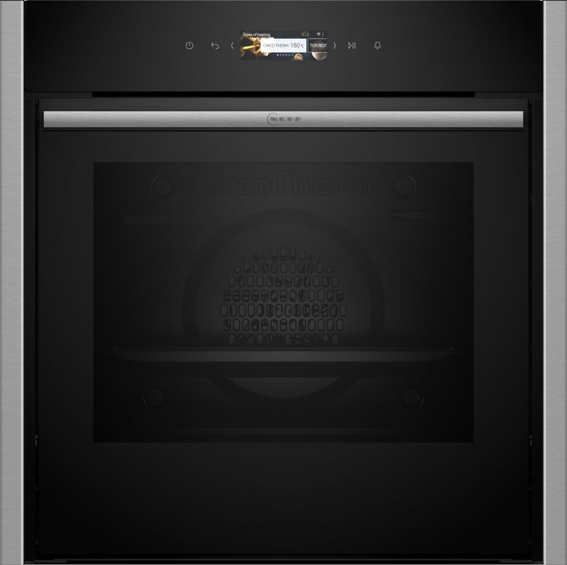 Neff Einbau- Backofen/Herd mit Sonderzubehör, B54CR71N0 + Z1608CX0, Backofen, Clip-Vollauszug, BMK5470CR, ID BMK5470CR