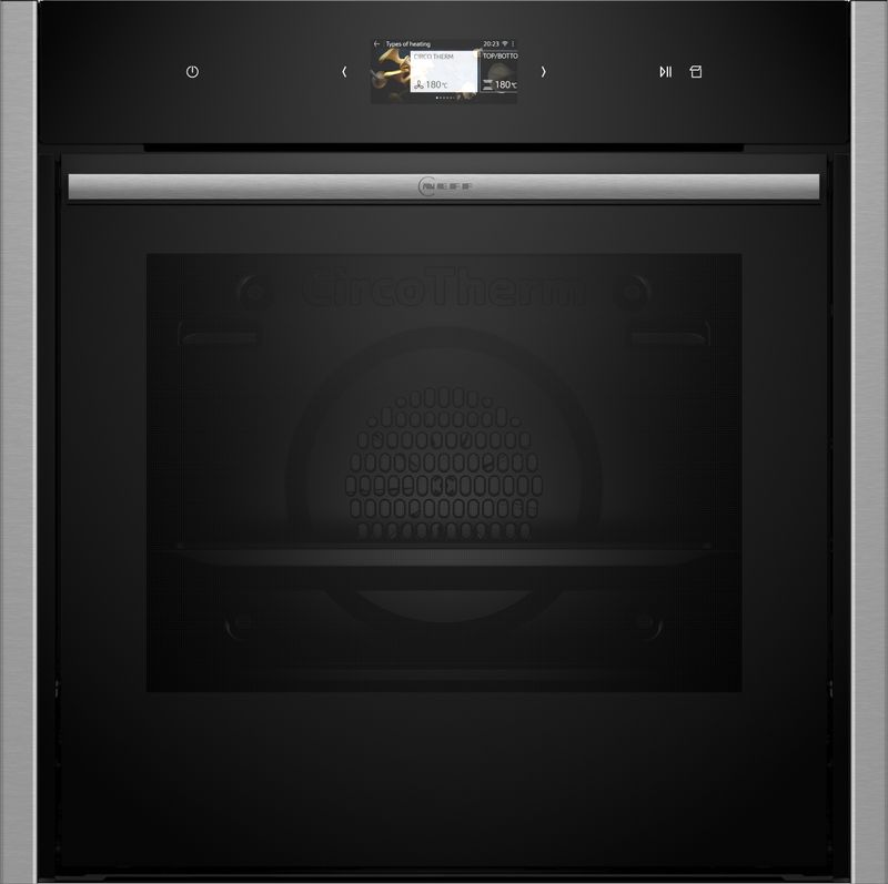 Neff Einbau- Backofen/Herd mit Sonderzubehör, B64VS71N0 + Z1608CX0, Einbau-Backofen mit Dampfunterstützung, Clip-Vollauszug, BMK6470VS, ID BMK6470VS