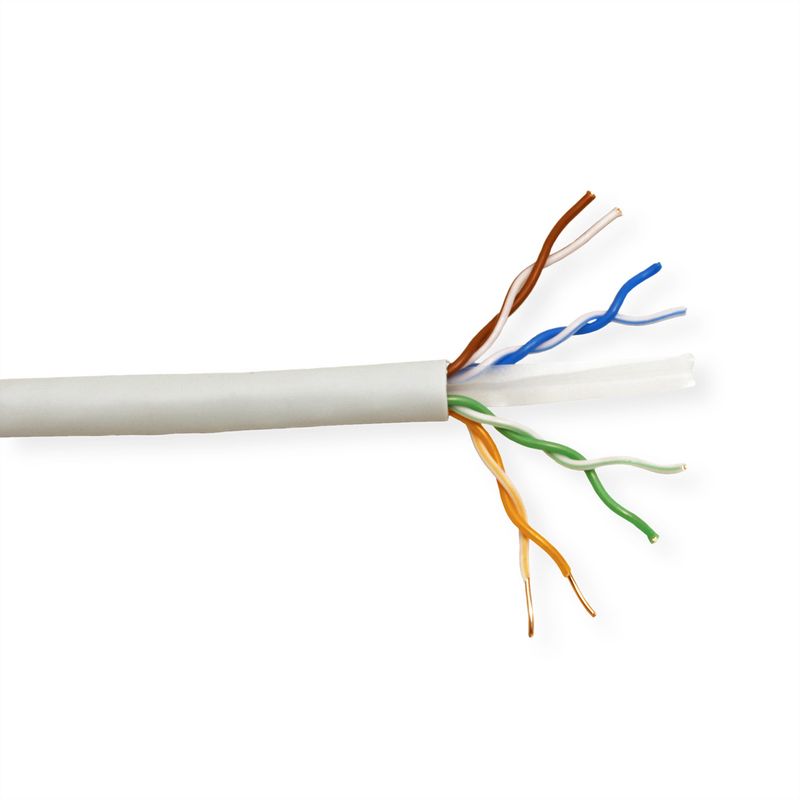 ROLINE UTP-Kabel Kat.6 (Class E) Massivdraht, AWG24, LSOH, 300m