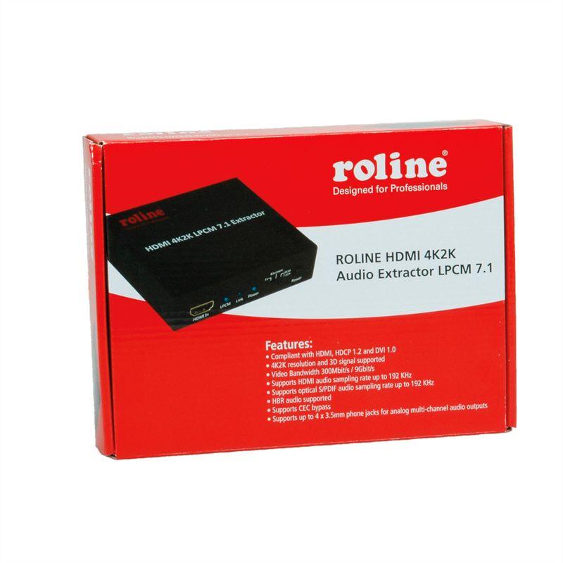 ROLINE HDMI 4K Audio Extraktor LPCM 7.1
