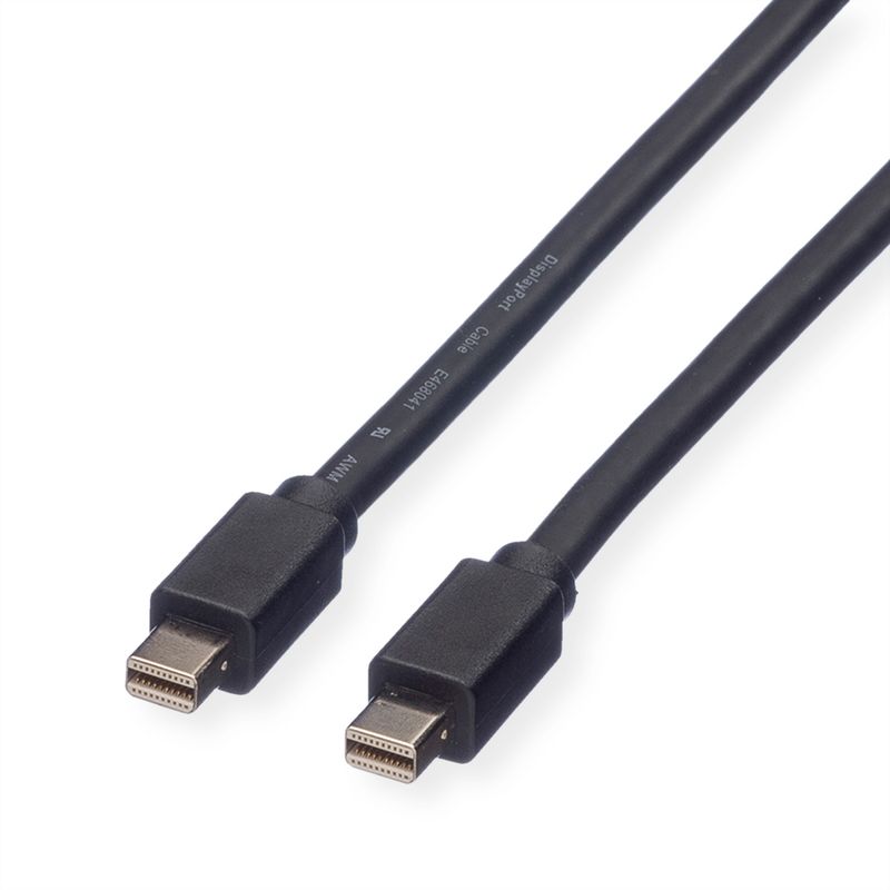 ROLINE DisplayPort Kabel, Mini DP ST - Mini DP ST, schwarz, 3 m