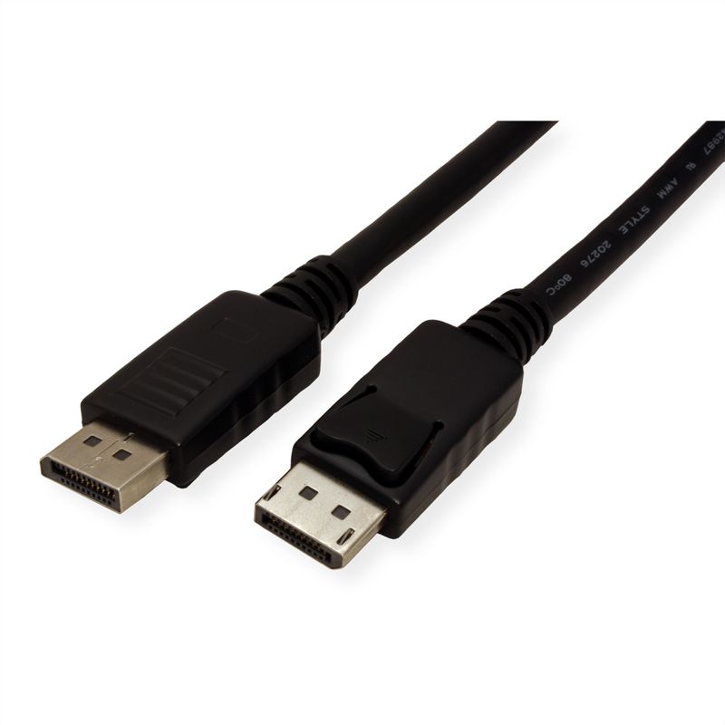 VALUE DisplayPort Kabel, DP ST - ST, schwarz, 2 m