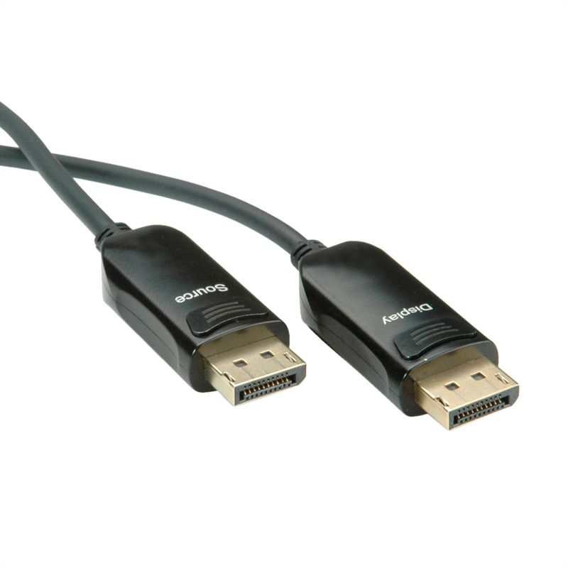 ROLINE DisplayPort v1.4 Kabel (AOC), ST/ST, 30 m