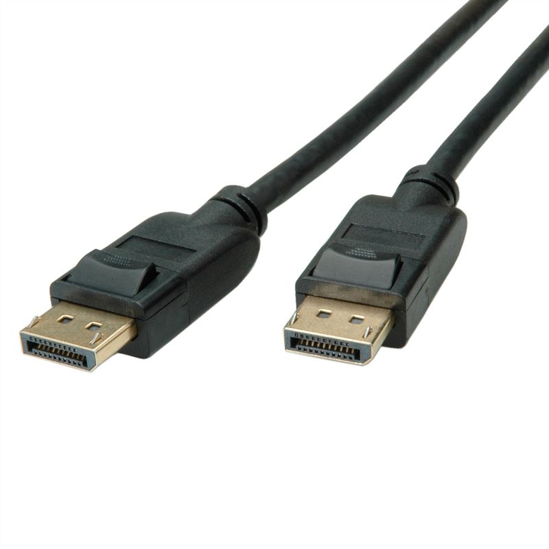 ROLINE GREEN DisplayPort Kabel, v1.4, DP ST - ST, schwarz, 3 m