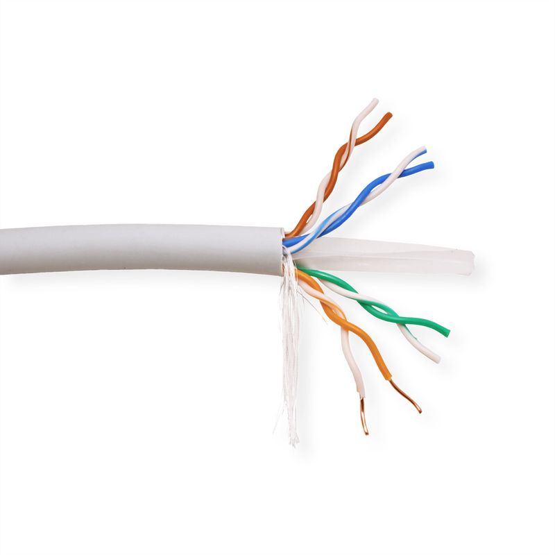 ROLINE UTP Kabel, Kat.6A (Class EA), Massivdraht, LSOH, 300m